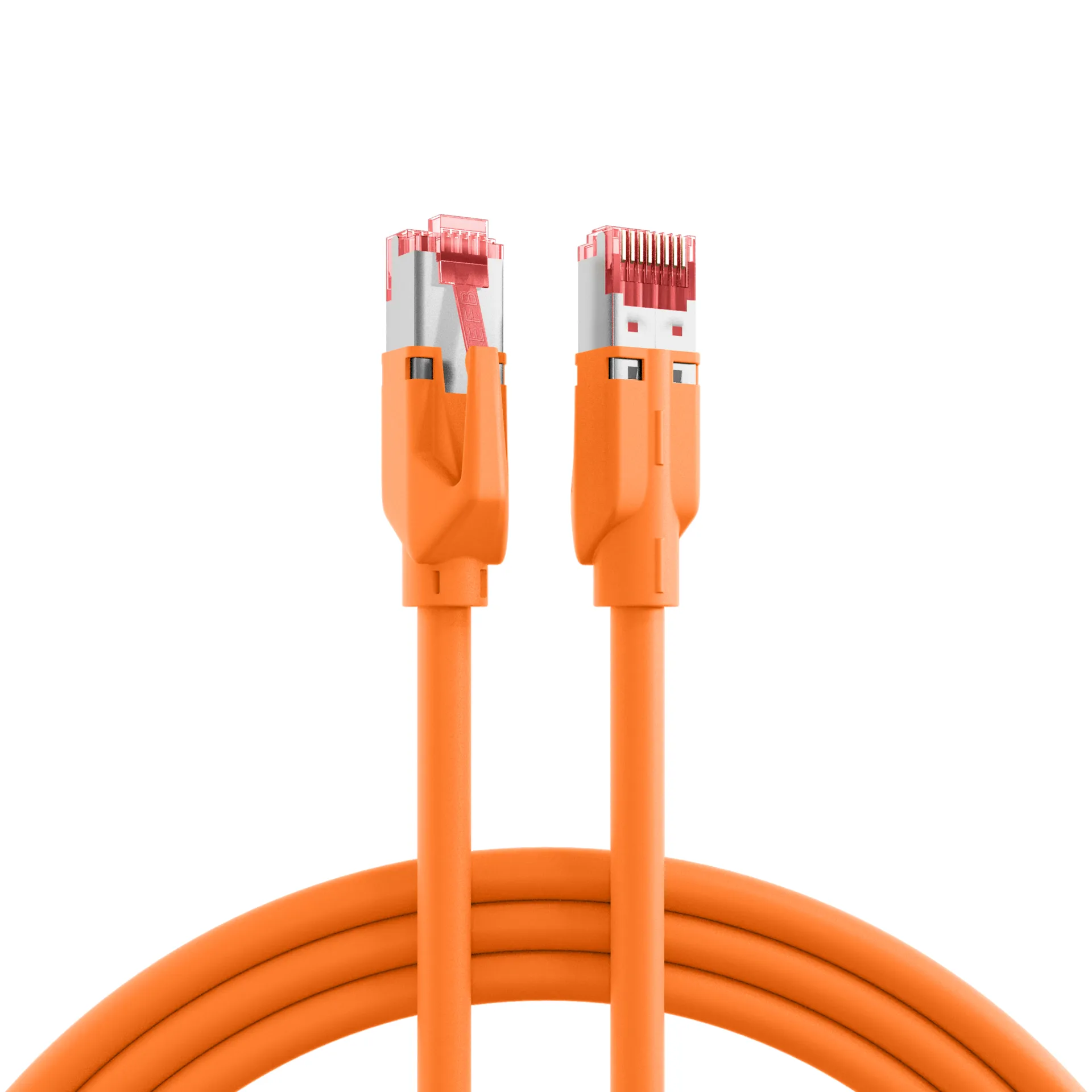 RJ45 Patchkabel Cat.6A S/FTP LSZH Draka UC900 TM21 orange 1m – Bild 16