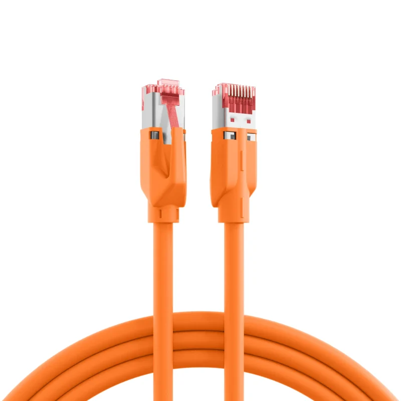 RJ45 Patchkabel Cat.6A S/FTP LSZH Draka UC900 TM21 orange 50m