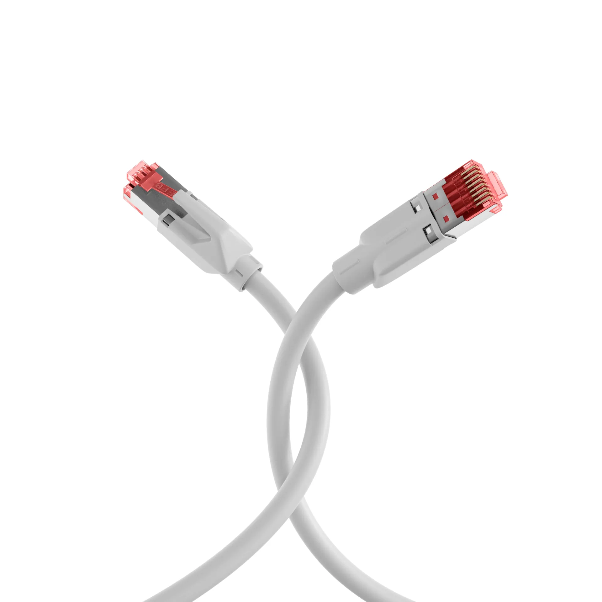 RJ45 Patchkabel Cat.6A S/FTP LSZH Draka UC900 TM21 weiß 1m – Bild 14
