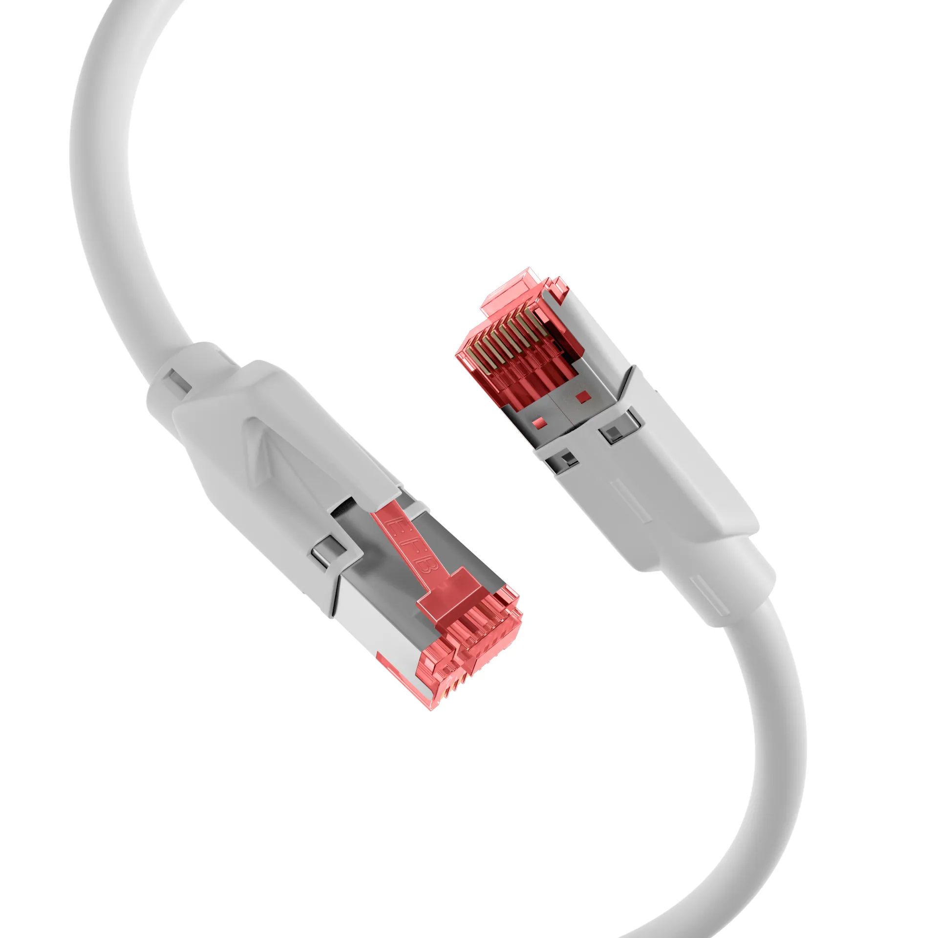 RJ45 Patchkabel Cat.6A S/FTP LSZH Draka UC900 TM21 weiß 1m – Bild 2