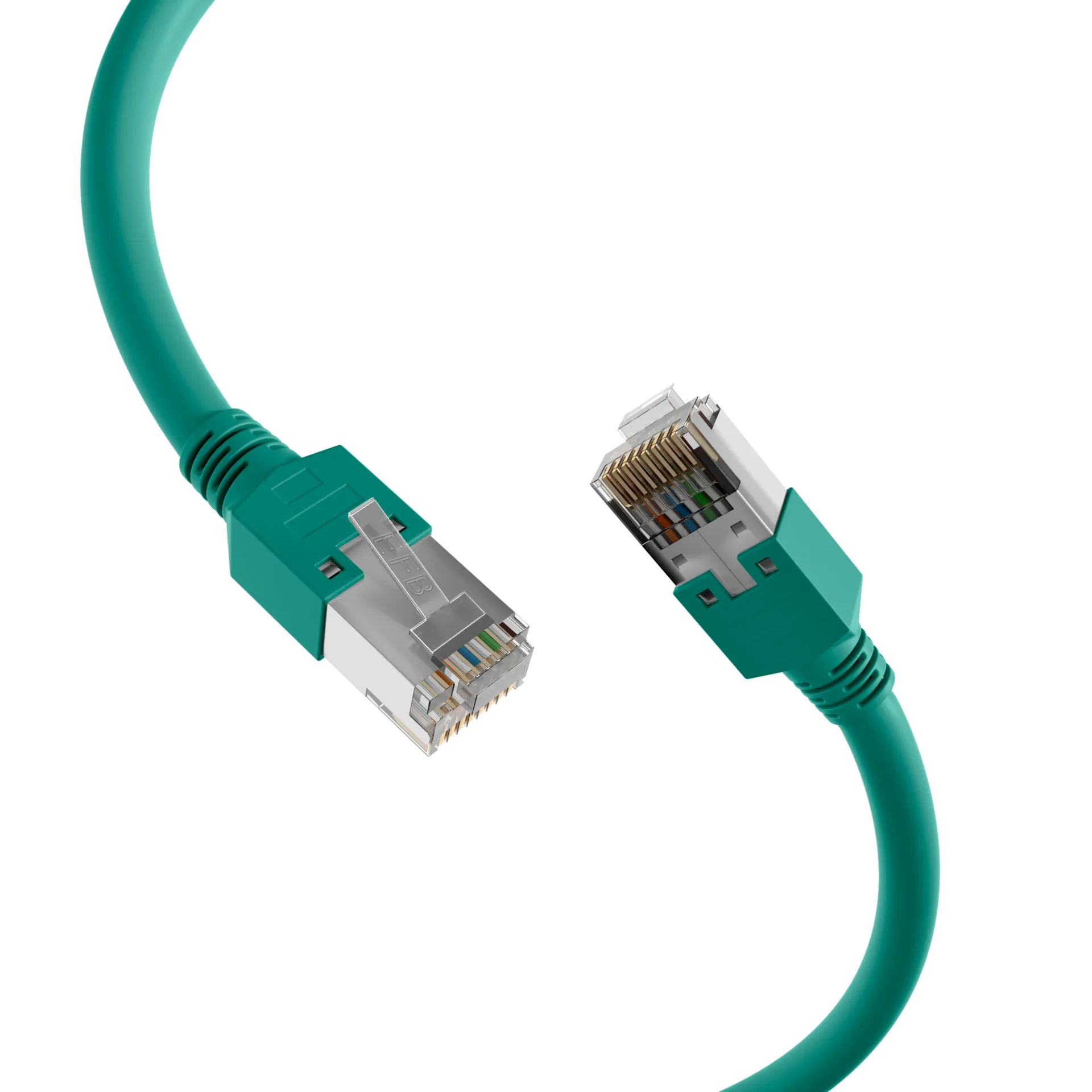 RJ45 Patchkabel Cat.5e F/UTP LSZH Draka UC300 TM11 grün 50m – Bild 2