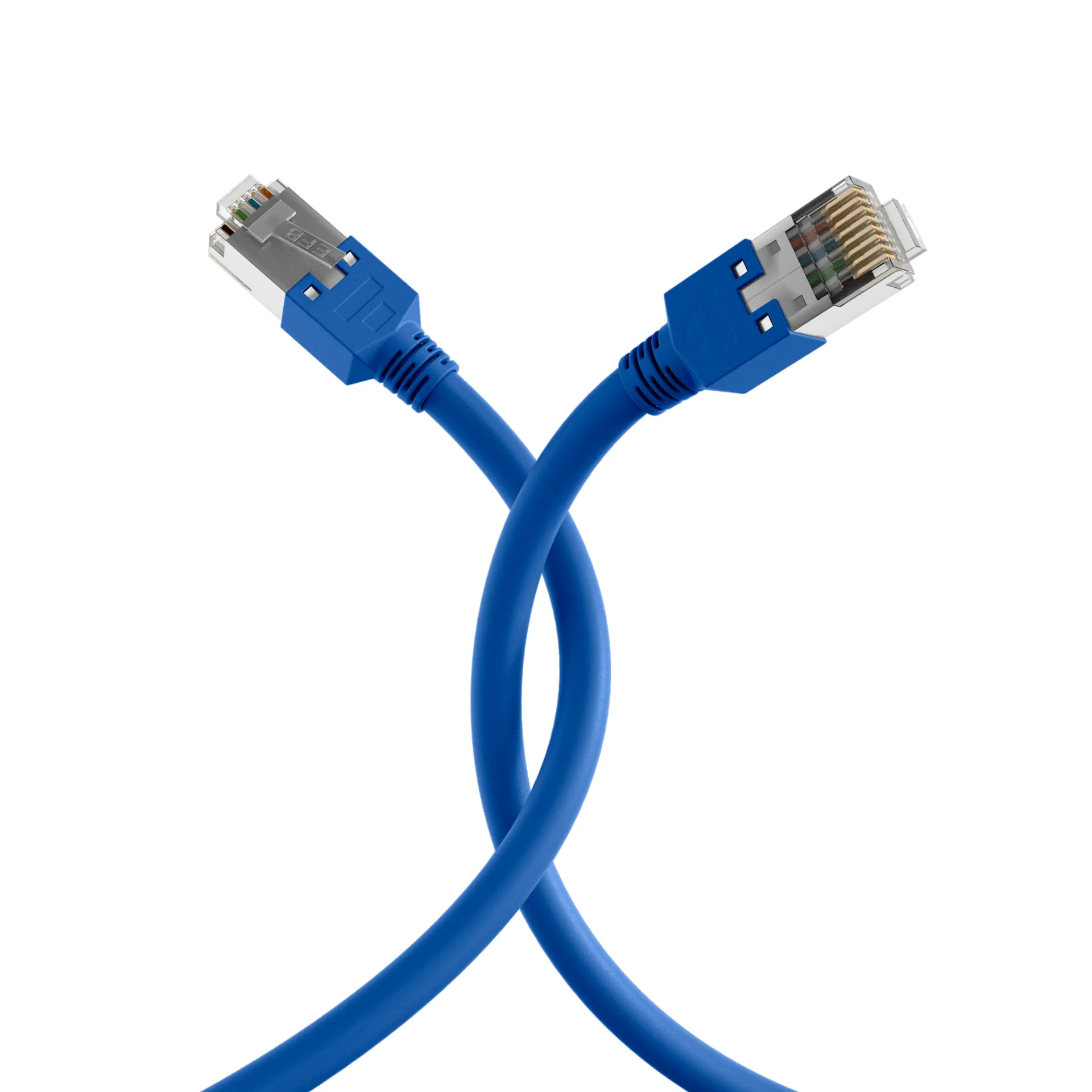RJ45 Patchkabel Cat.5e F/UTP LSZH Draka UC300 TM11 blau 0,25m – Bild 4