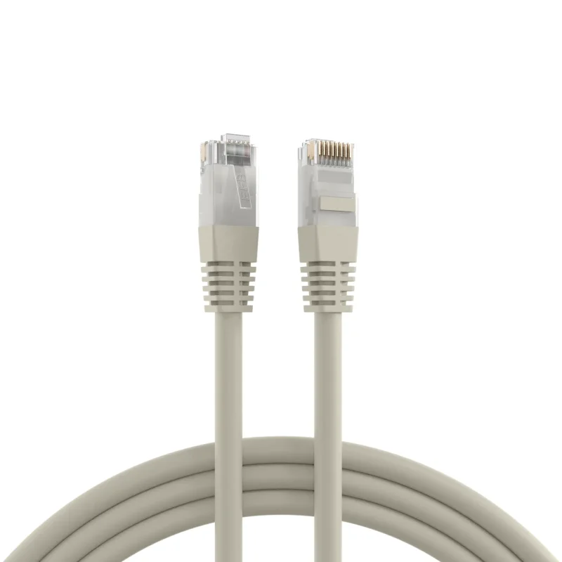 RJ45 Patchkabel Cat.6 U/UTP PVC CCA grau 0,25m