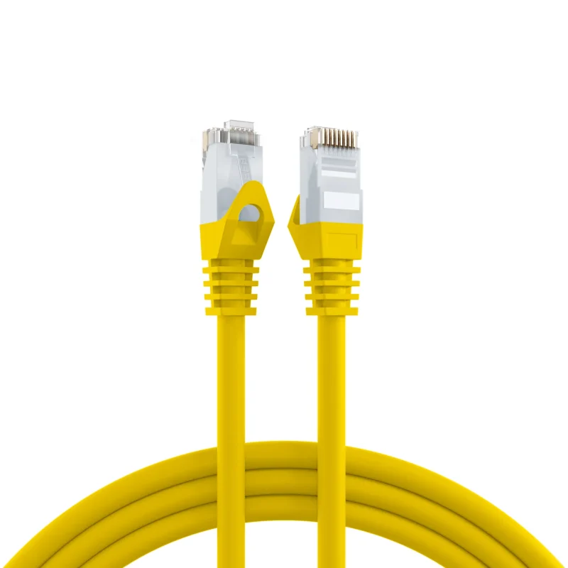 RJ45 Patchkabel Cat.6 U/UTP LSZH CCA gelb 20m