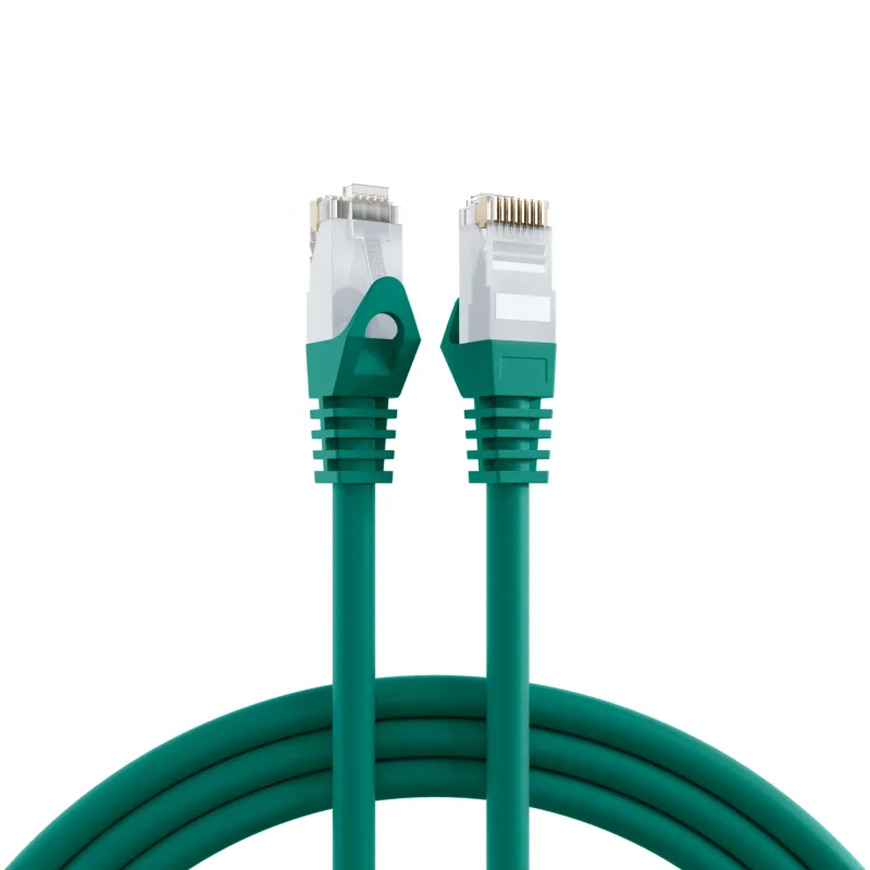 RJ45 Patchkabel Cat.6 U/UTP LSZH CCA grün 0,25m