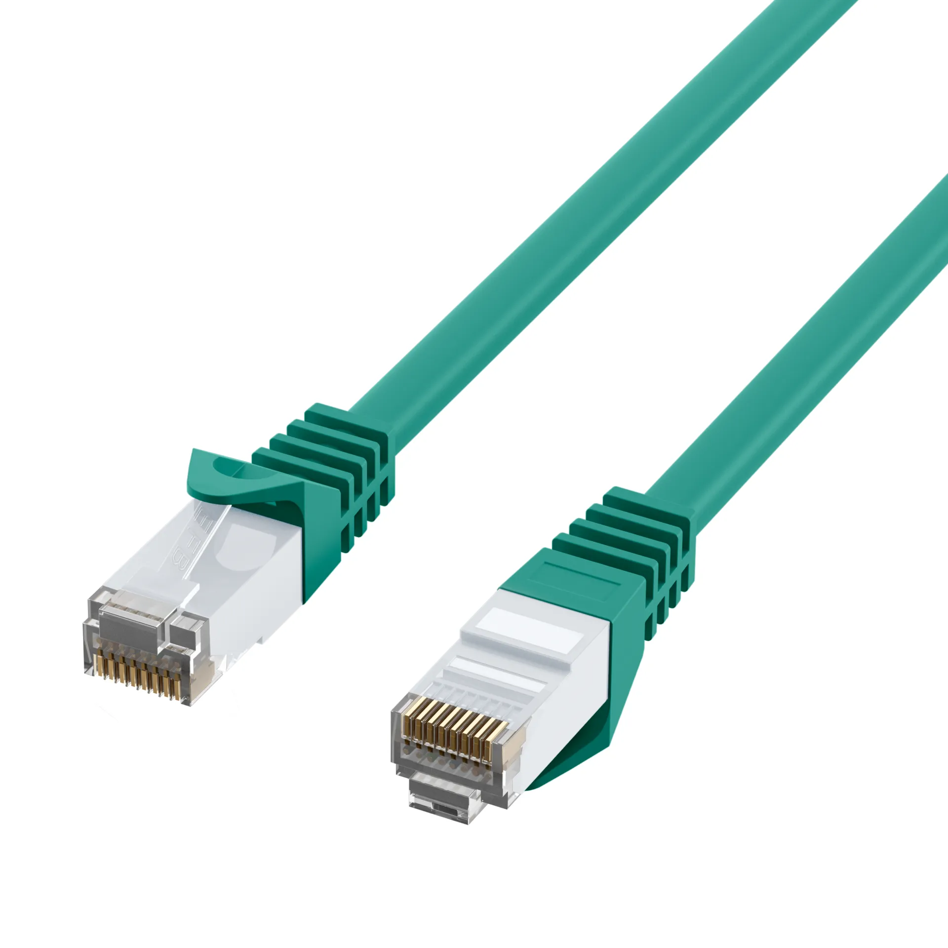 RJ45 Patchkabel Cat.6 U/UTP LSZH CCA grün 25m – Bild 3