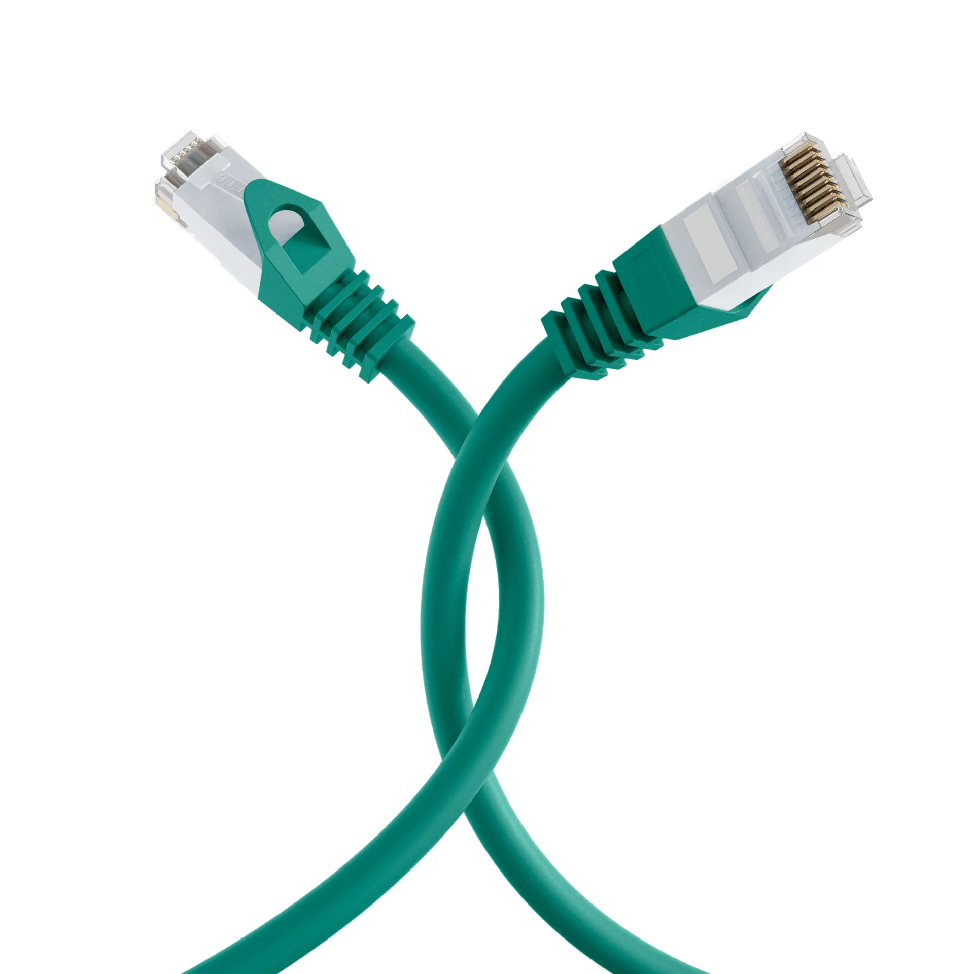 RJ45 Patchkabel Cat.6 U/UTP LSZH CCA grün 25m – Bild 4