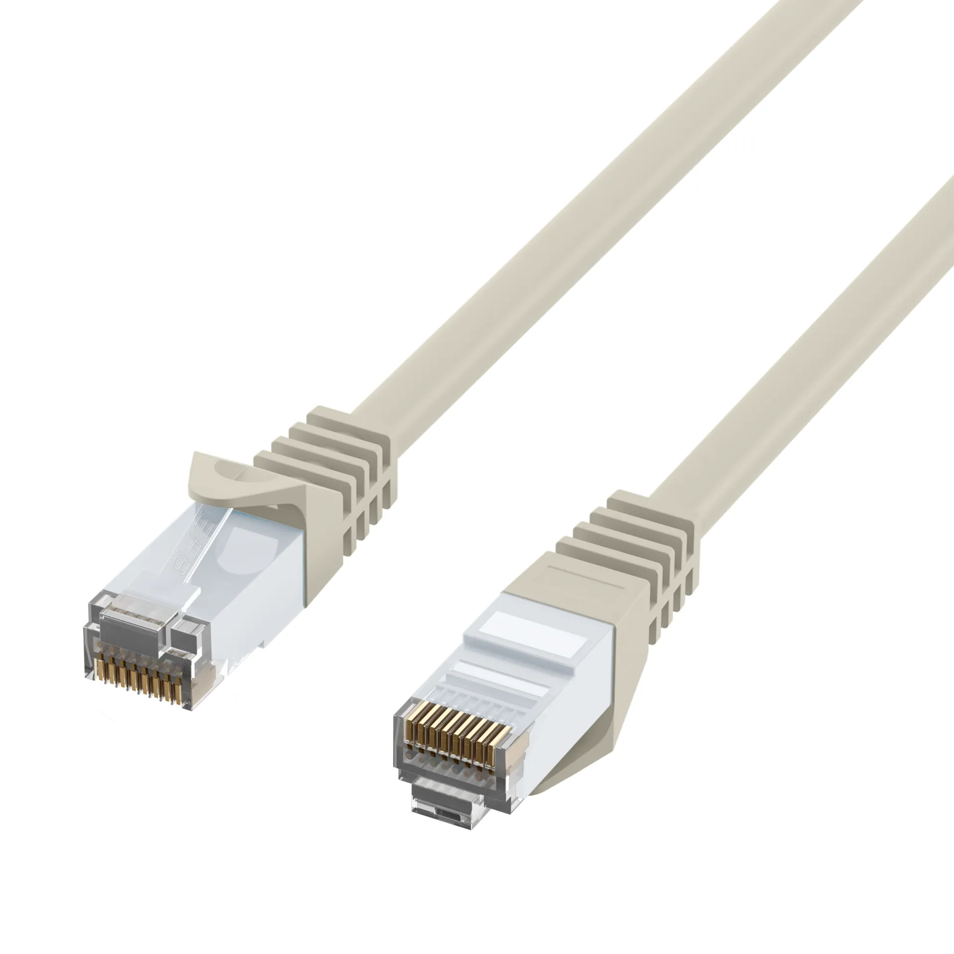 RJ45 Patchkabel Cat.6 U/UTP LSZH CCA grau 25m – Bild 3