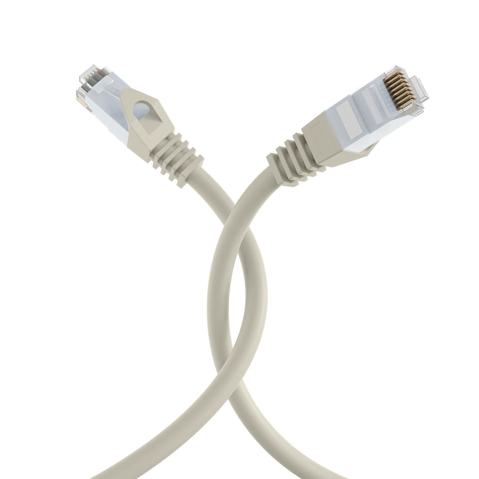 RJ45 Patchkabel Cat.6 U/UTP LSZH CCA grau 25m – Bild 4