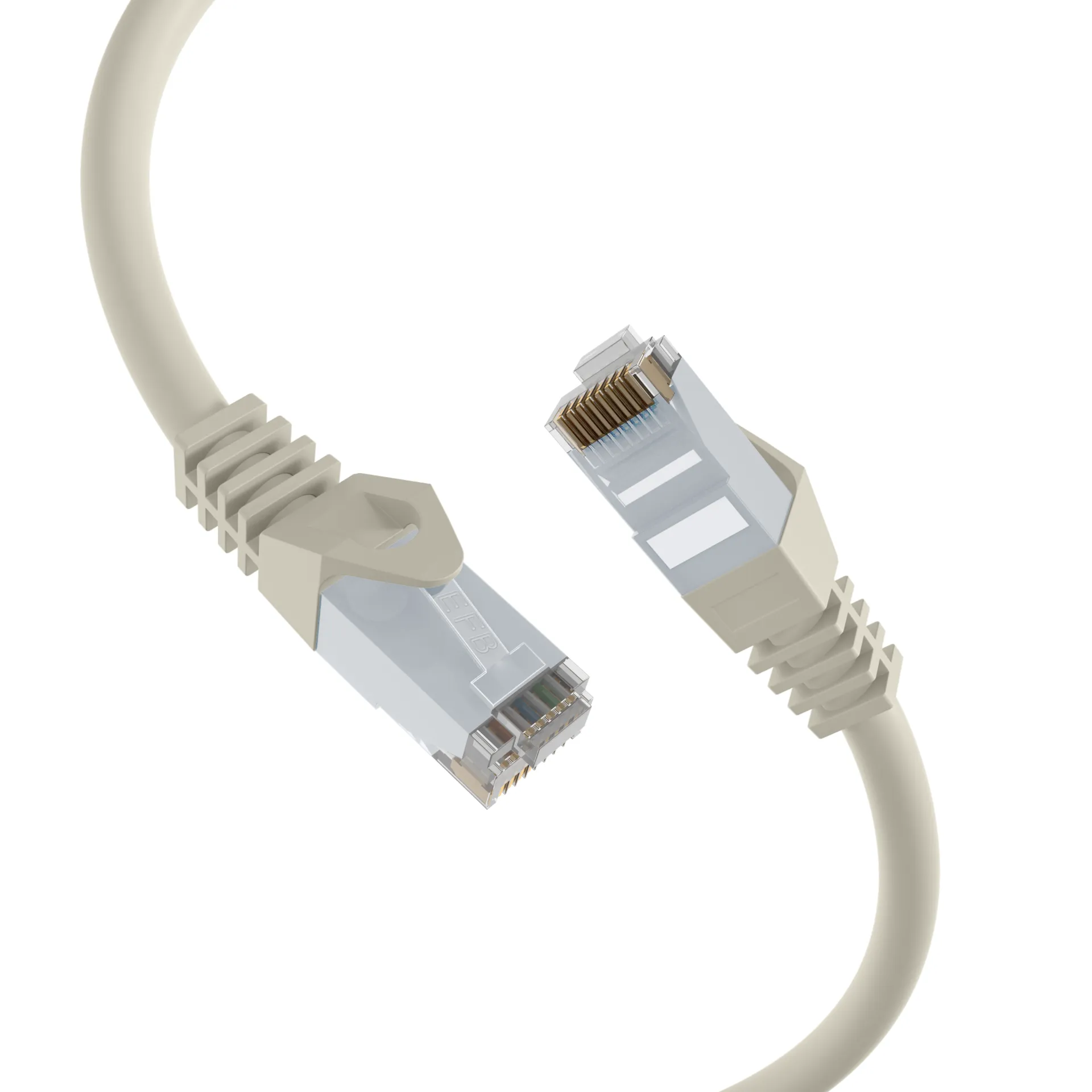 RJ45 Patchkabel Cat.6 U/UTP LSZH CCA grau 30m – Bild 2