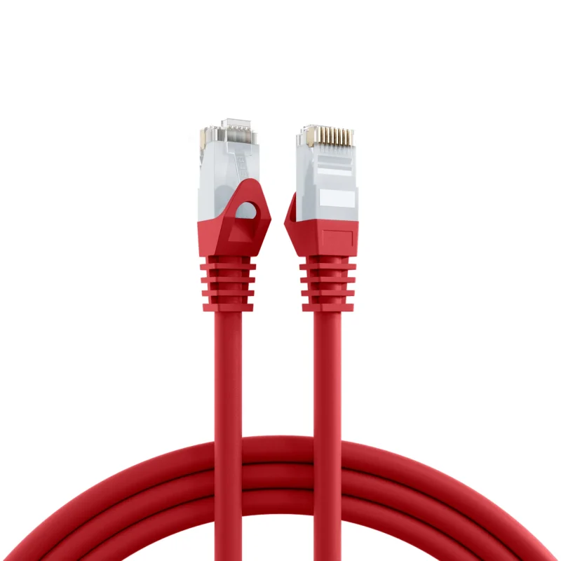 RJ45 Patchkabel Cat.6 U/UTP LSZH CCA rot 20m