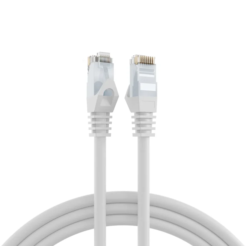 RJ45 Patchkabel Cat.6 U/UTP LSZH CCA weiß 0,25m