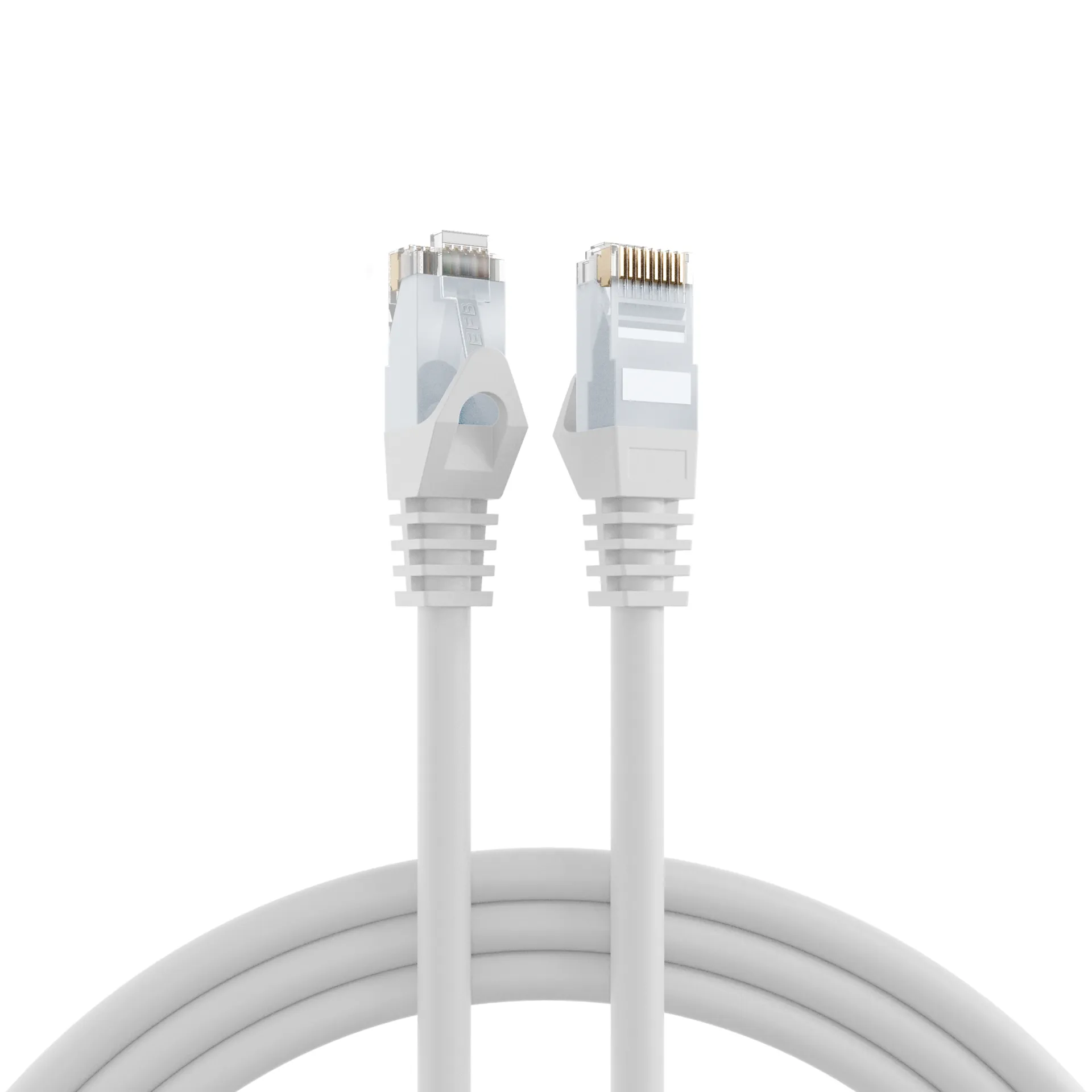 RJ45 Patchkabel Cat.6 U/UTP LSZH CCA weiß 1m