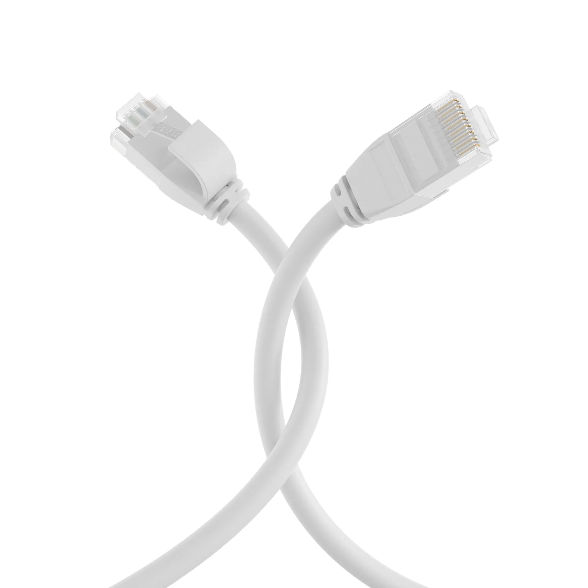 RJ45 Patchkabel Cat.6A U/UTP TPE 3,6mm ultraflex weiß 5m – Bild 4