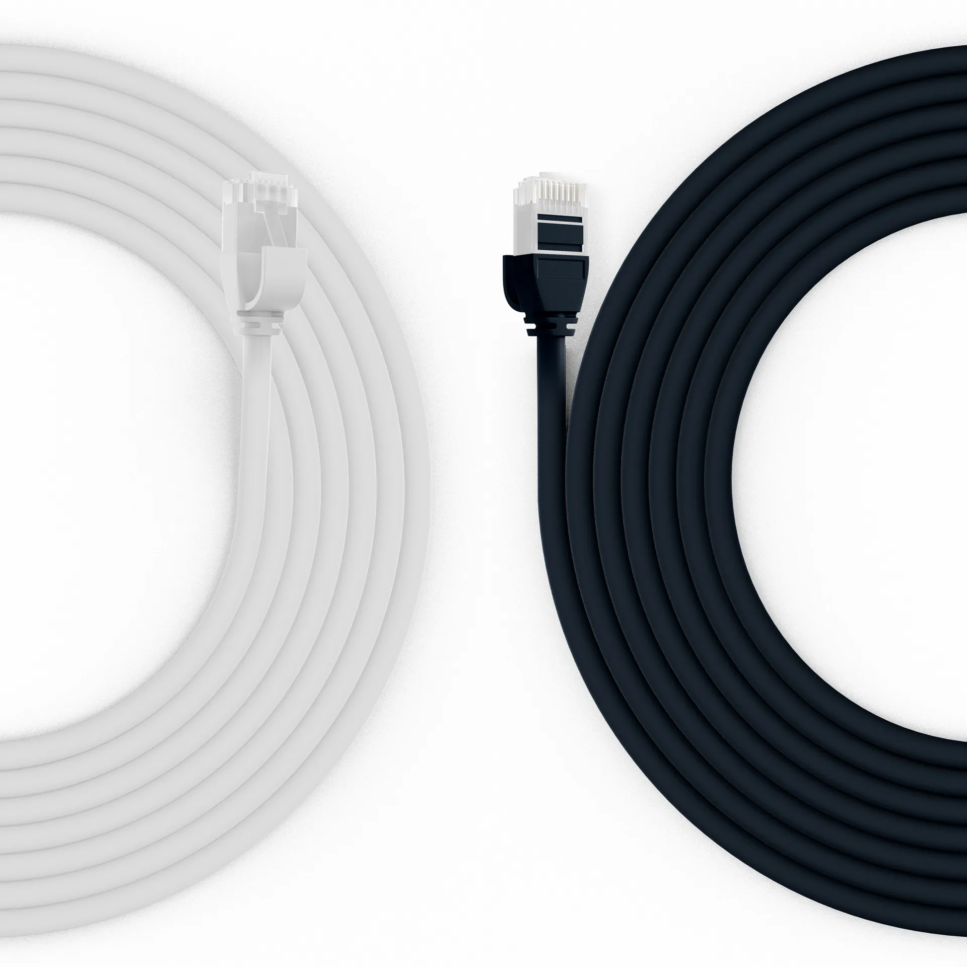 RJ45 Patchkabel Cat.6A U/UTP TPE 3,6mm ultraflex weiß 5m – Bild 5