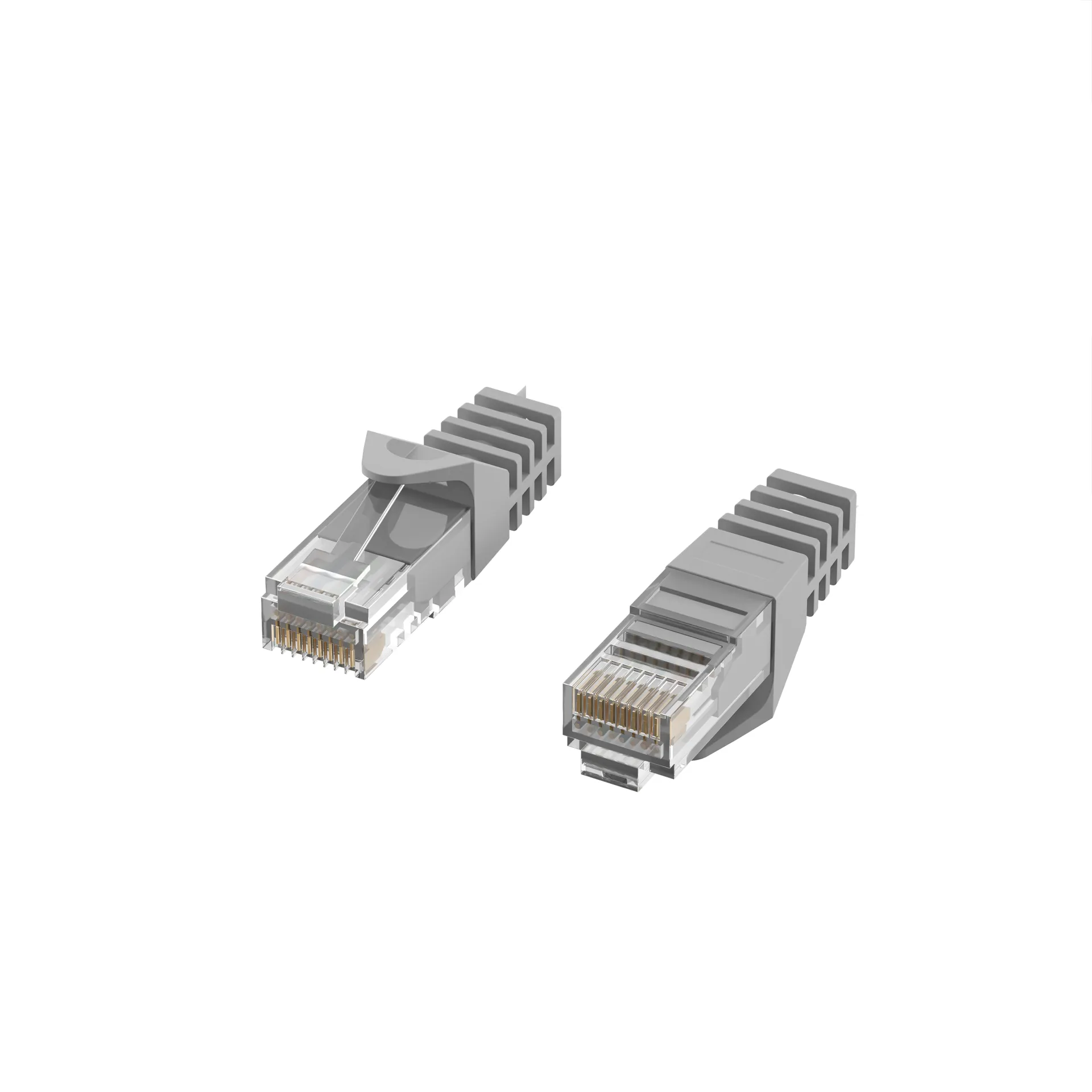 RJ45 Patchkabel Cat.5e U/UTP LSZH CCA AWG24/7 weiß 3m – Bild 3
