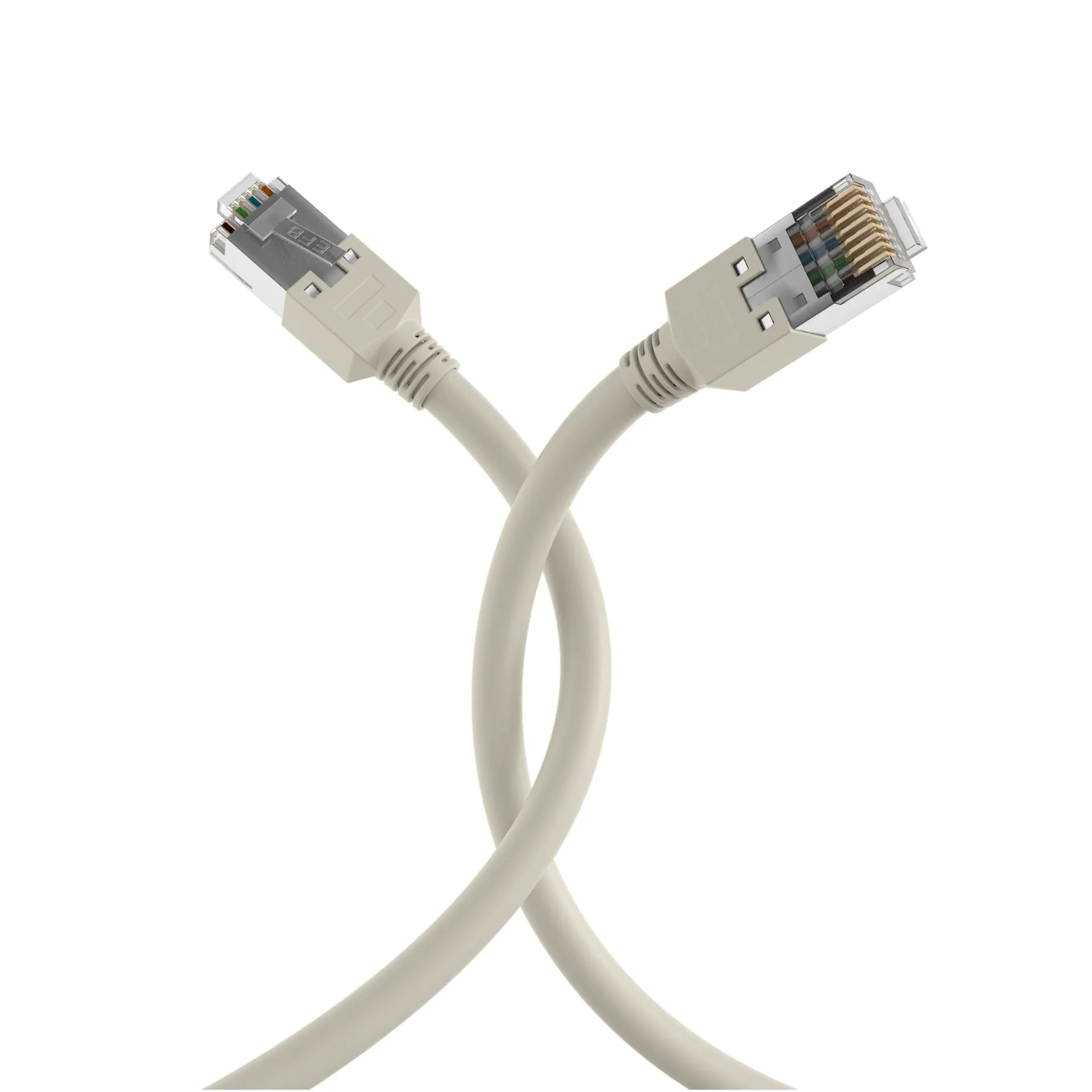 RJ45 Patchkabel Cat.5e F/UTP LSZH Draka UC300 TM11 grau 0,15m – Bild 4