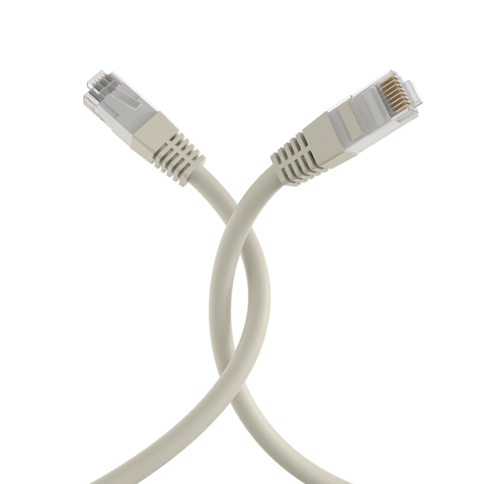 RJ45 Patchkabel Cat.5e U/UTP PVC CCA grau 5m – Bild 4