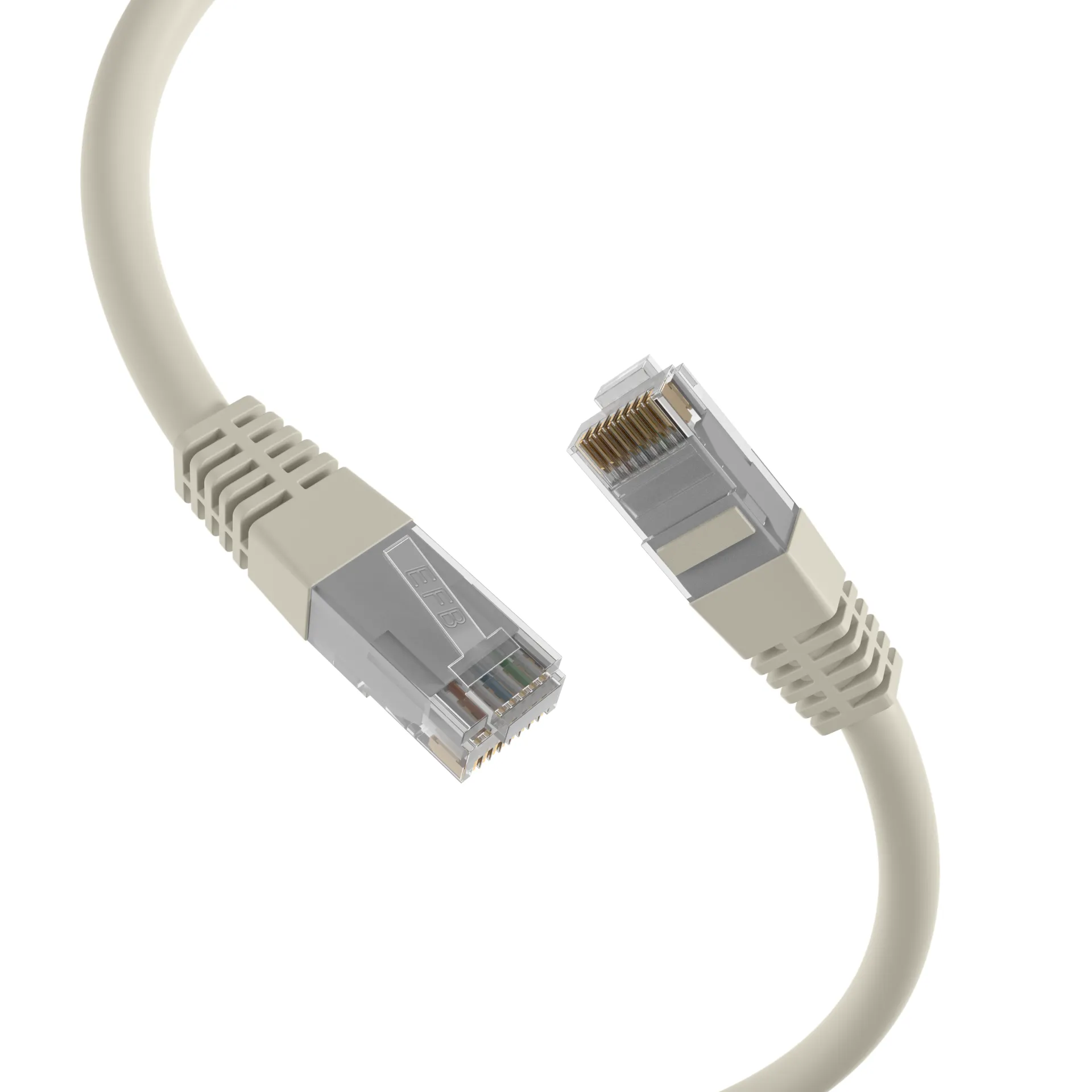 RJ45 Patchkabel Cat.5e U/UTP PVC CCA grau 7,5m – Bild 2