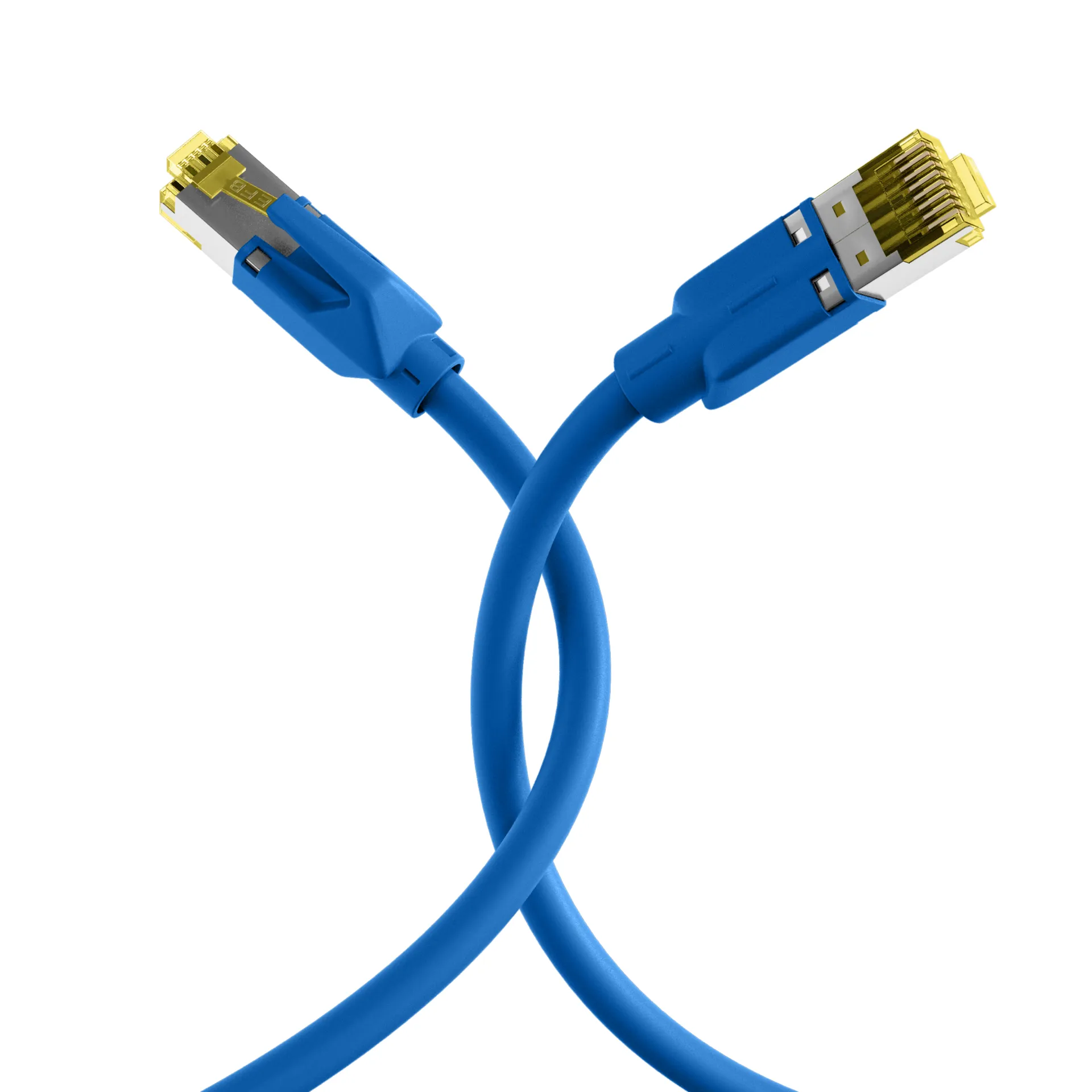 RJ45 Patchkabel Cat.6A S/FTP LSZH Draka UC900 TM31 blau 7,5m – Bild 4