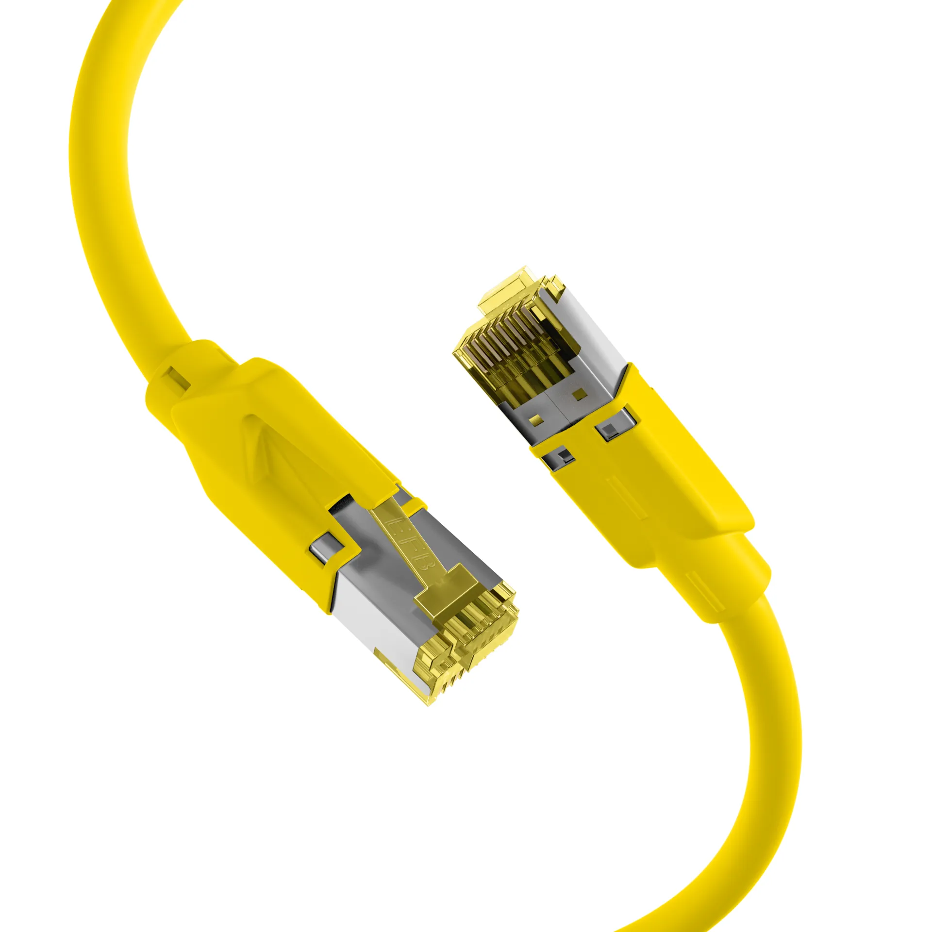 RJ45 Patchkabel Cat.6A S/FTP LSZH Draka UC900 TM31 gelb 2m – Bild 7
