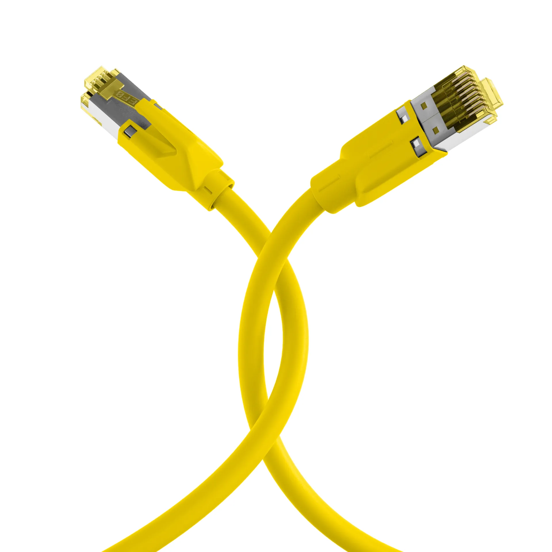 RJ45 Patchkabel Cat.6A S/FTP LSZH Draka UC900 TM31 gelb 2m – Bild 9