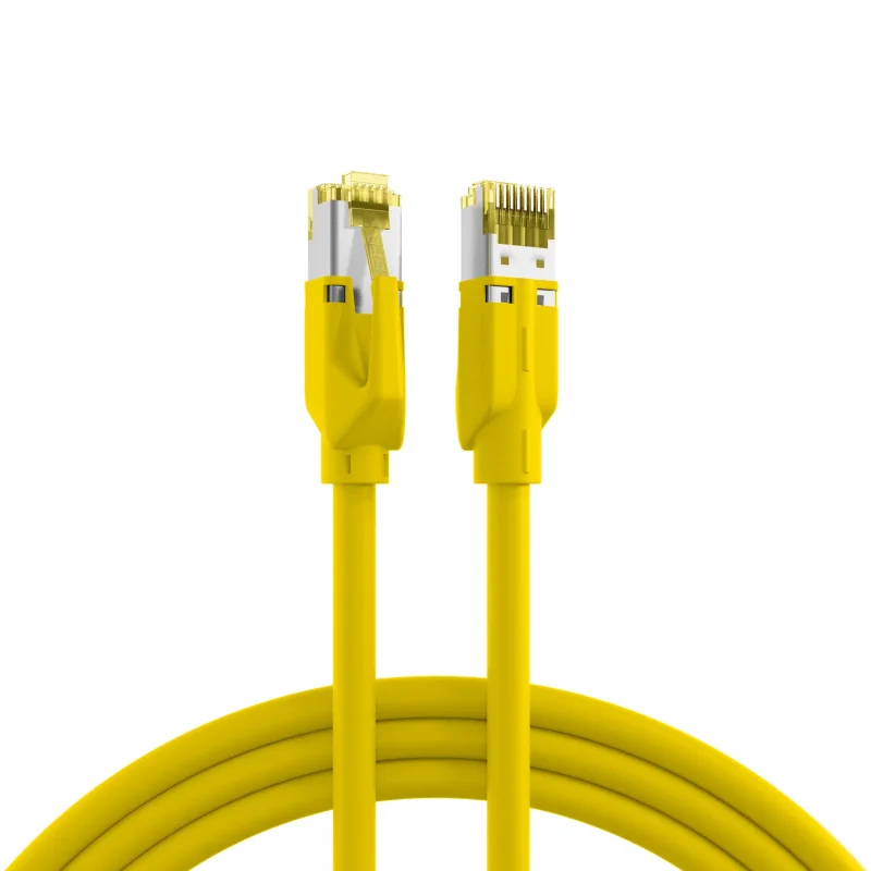 RJ45 Patchkabel Cat.6A S/FTP LSZH Draka UC900 TM31 gelb 40m