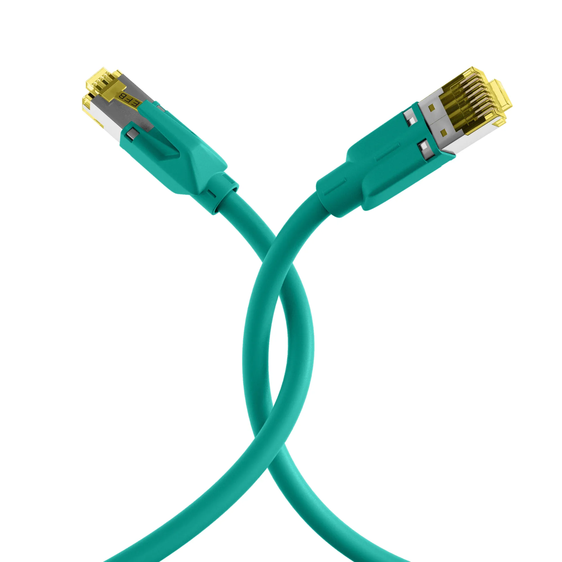 RJ45 Patchkabel Cat.6A S/FTP LSZH Draka UC900 TM31 grün 0,15m – Bild 4