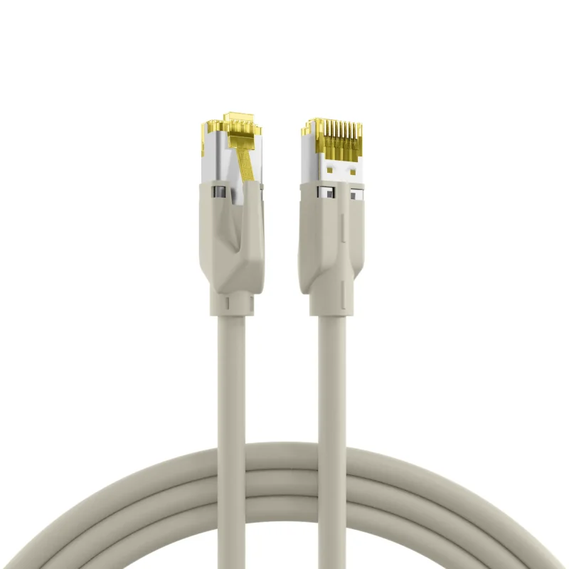 RJ45 Patchkabel Cat.6A S/FTP LSZH Draka UC900 TM31 grau 0,15m