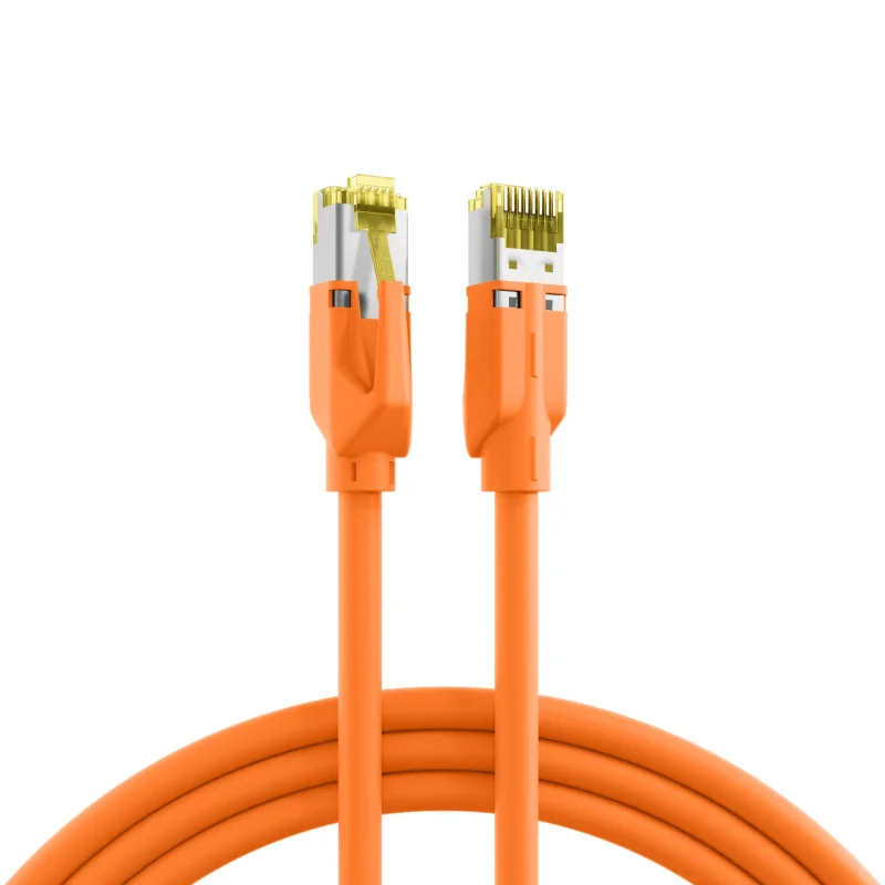RJ45 Patchkabel Cat.6A S/FTP LSZH Draka UC900 TM31 orange 0,15m