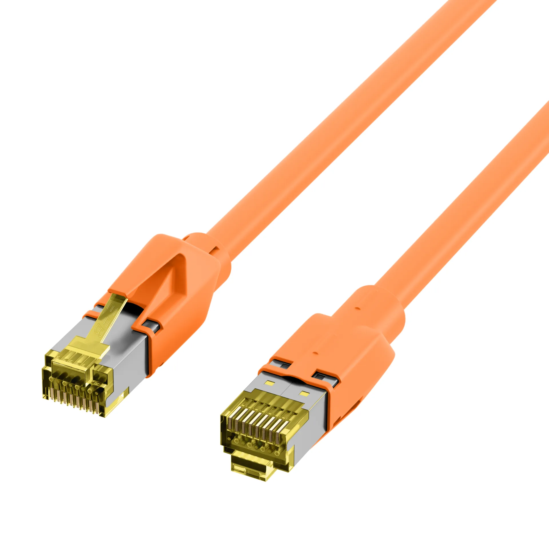 RJ45 Patchkabel Cat.6A S/FTP LSZH Draka UC900 TM31 orange 0,25m – Bild 3