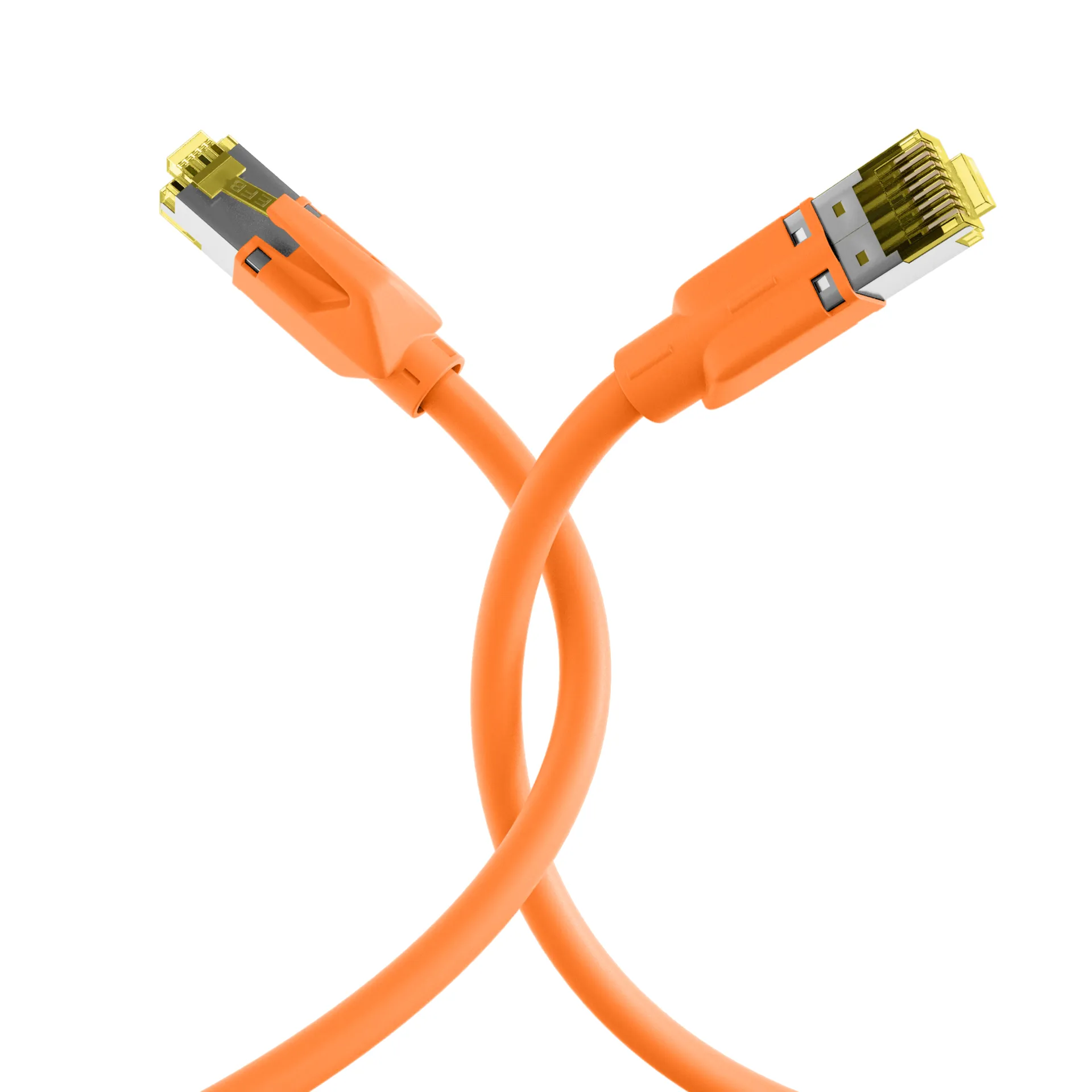 RJ45 Patchkabel Cat.6A S/FTP LSZH Draka UC900 TM31 orange 0,25m – Bild 4
