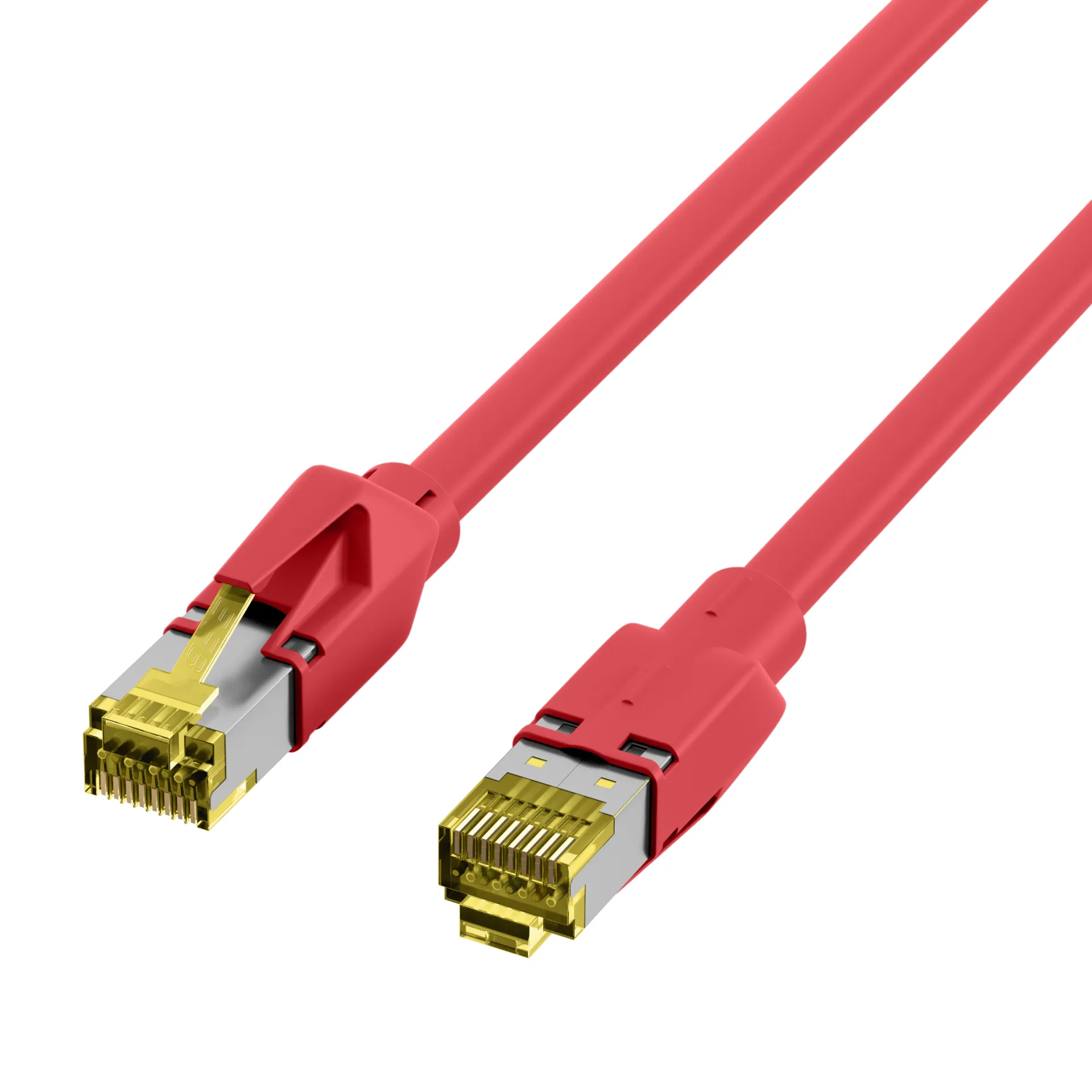 RJ45 Patchkabel Cat.6A S/FTP LSZH Draka UC900 TM31 rot 0,25m – Bild 3