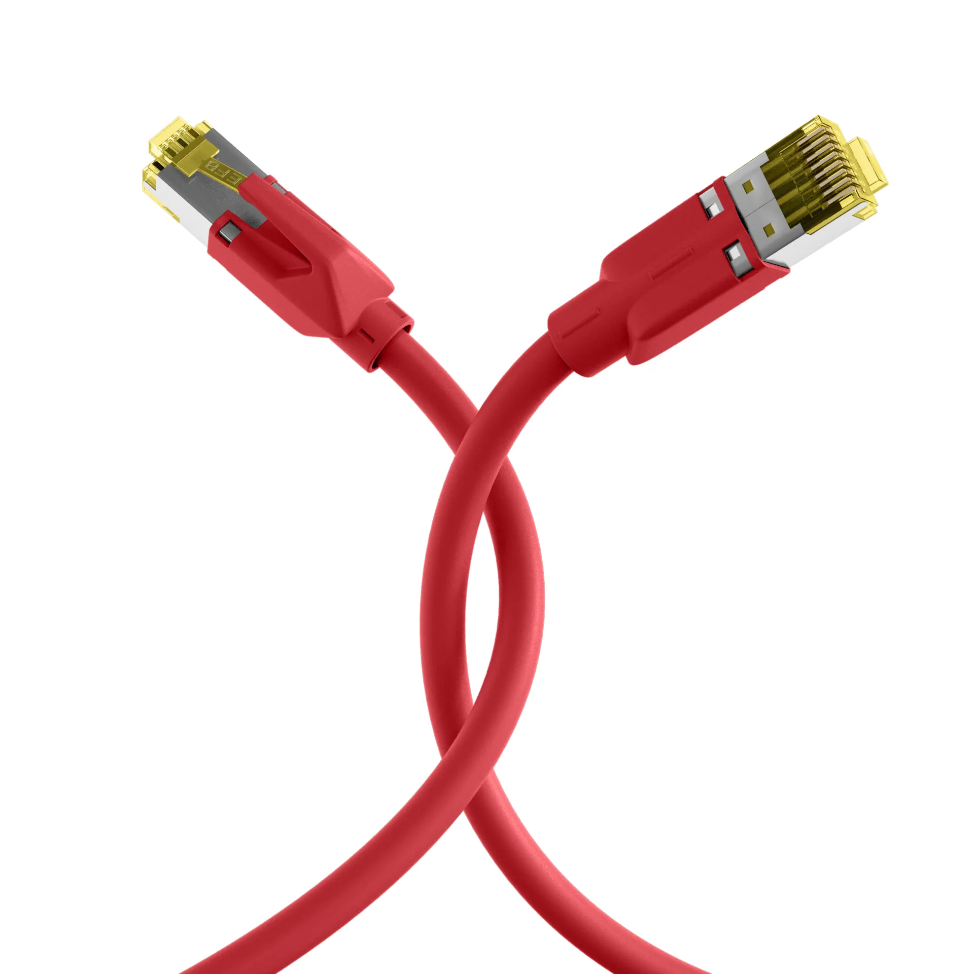 RJ45 Patchkabel Cat.6A S/FTP LSZH Draka UC900 TM31 rot 0,25m – Bild 4