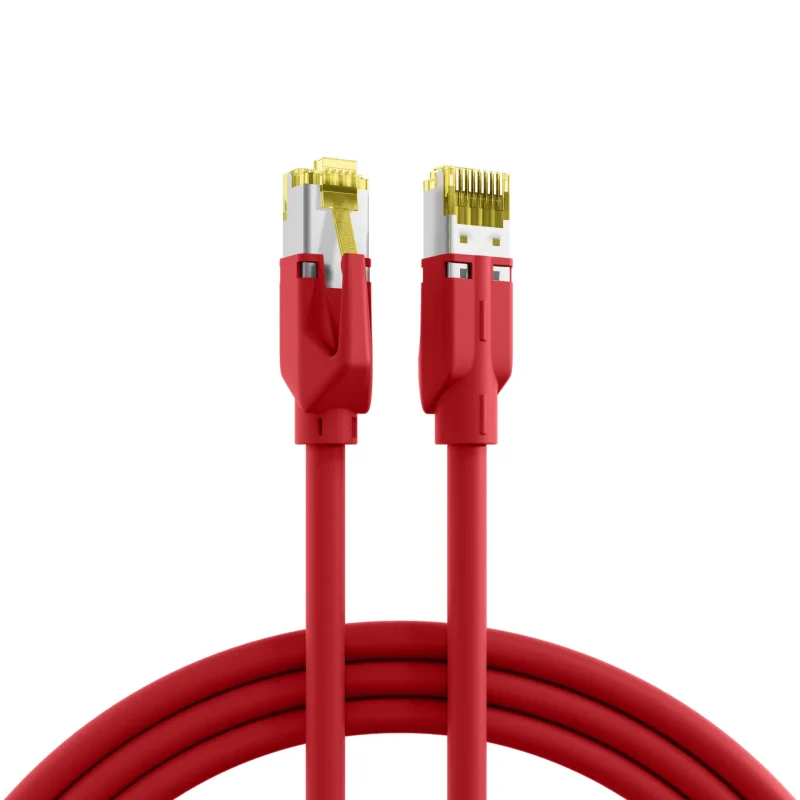 RJ45 Patchkabel Cat.6A S/FTP LSZH Draka UC900 TM31 rot 40m