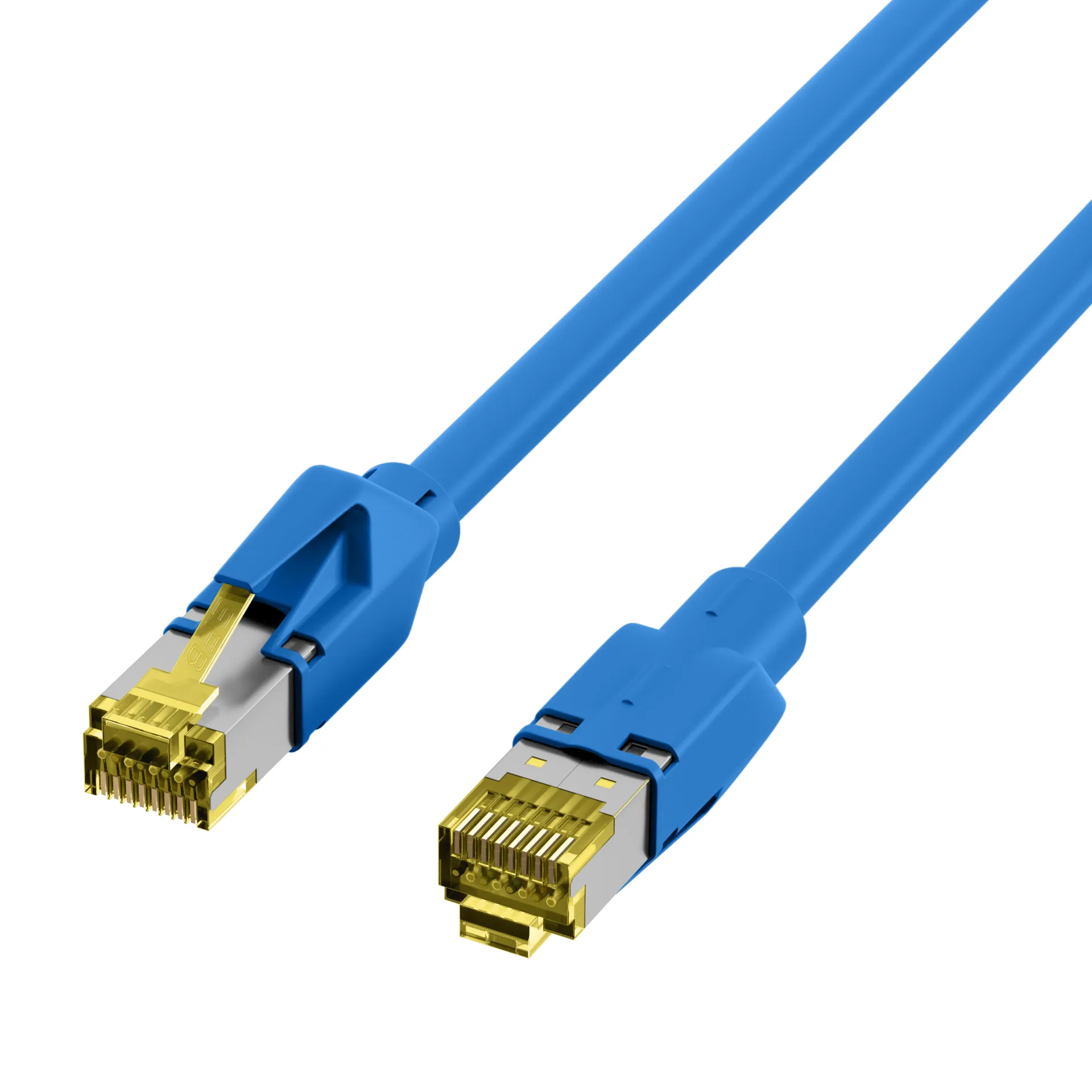 RJ45 Patchkabel Cat.6A S/FTP LSZH Dätwyler 7702 TM31 blau 40m – Bild 3