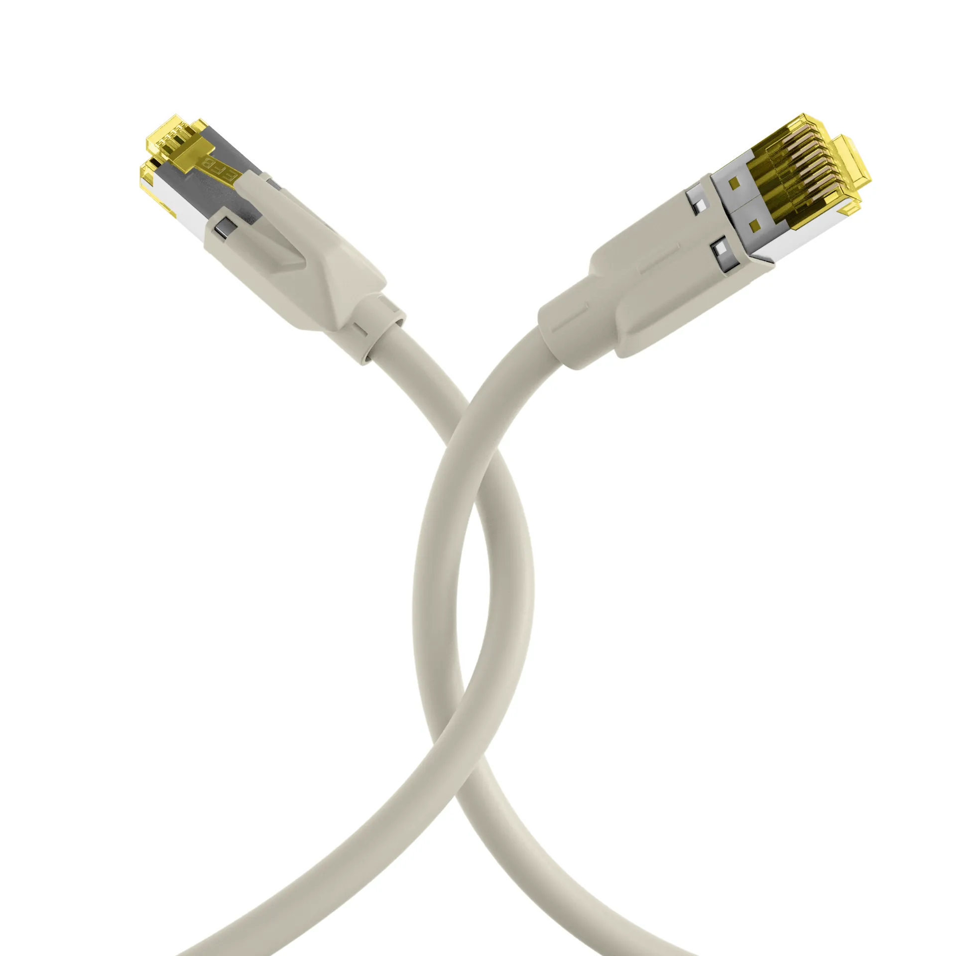 RJ45 Patchkabel Cat.6A S/FTP LSZH Dätwyler 7702 TM31 grau 40m – Bild 4