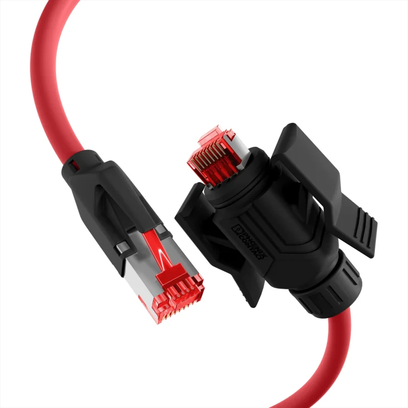 RJ45 Patchkabel Cat. 6A S/FTP PUR TM21 1xIP67 für 53730.1V2 3m