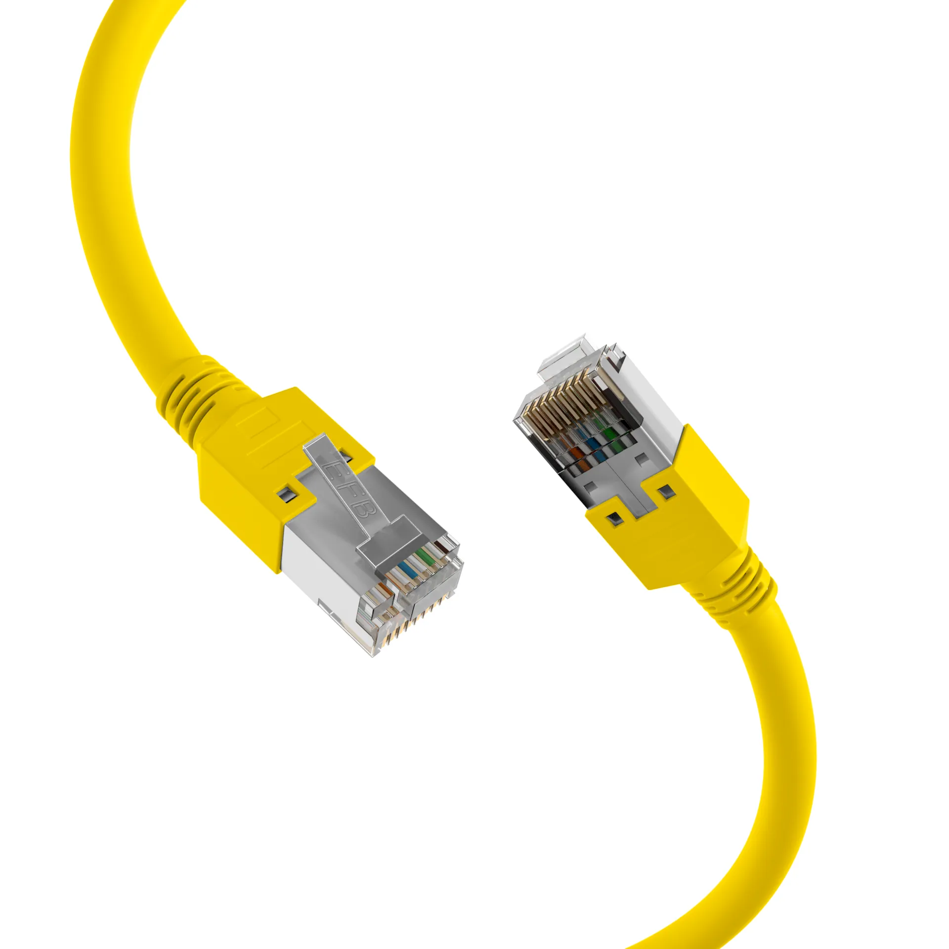 RJ45 Patchkabel Cat.5e S/UTP PVC Dätwyler 5502 TM11 gelb 1m – Bild 14