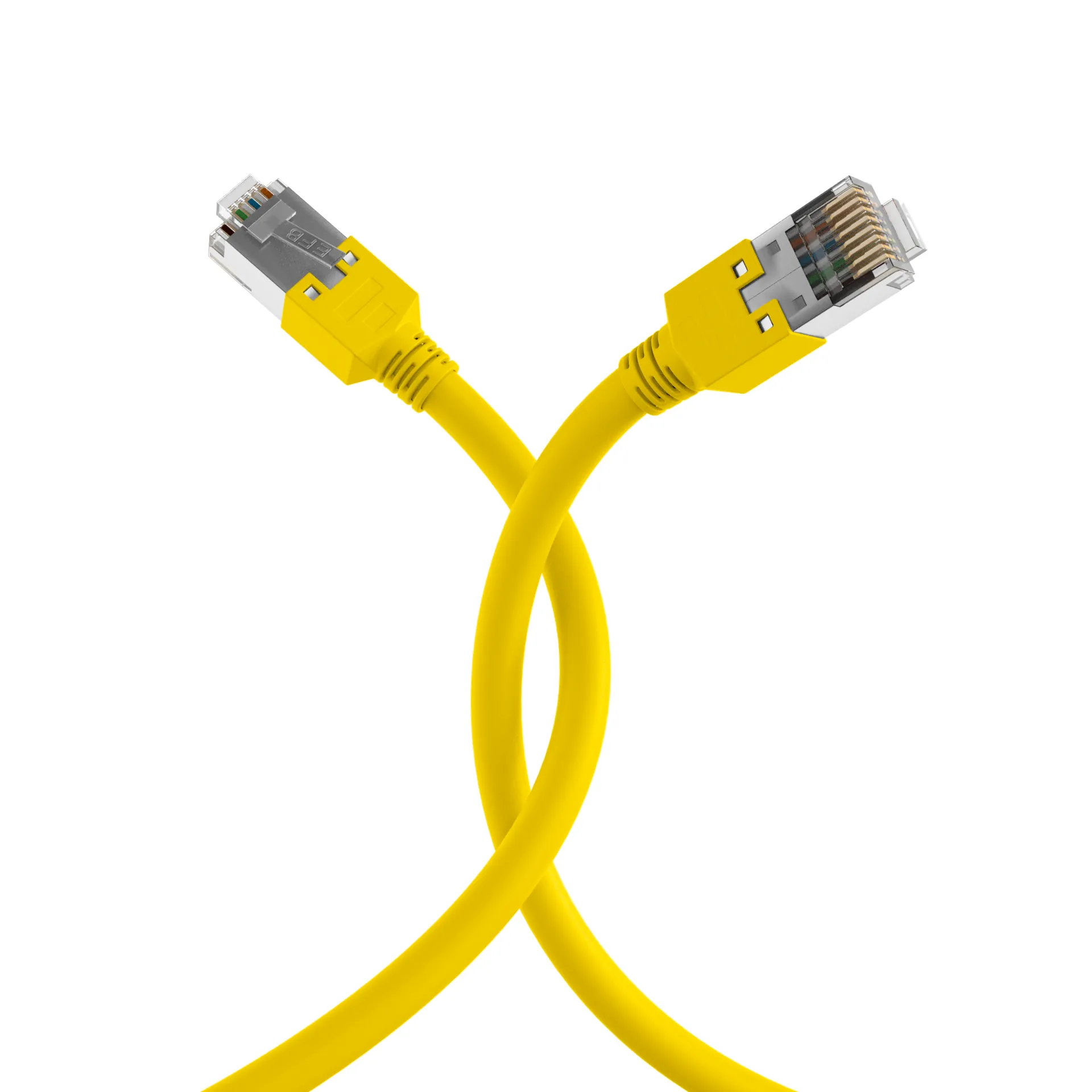 RJ45 Patchkabel Cat.5e S/UTP PVC Dätwyler 5502 TM11 gelb 20m – Bild 4