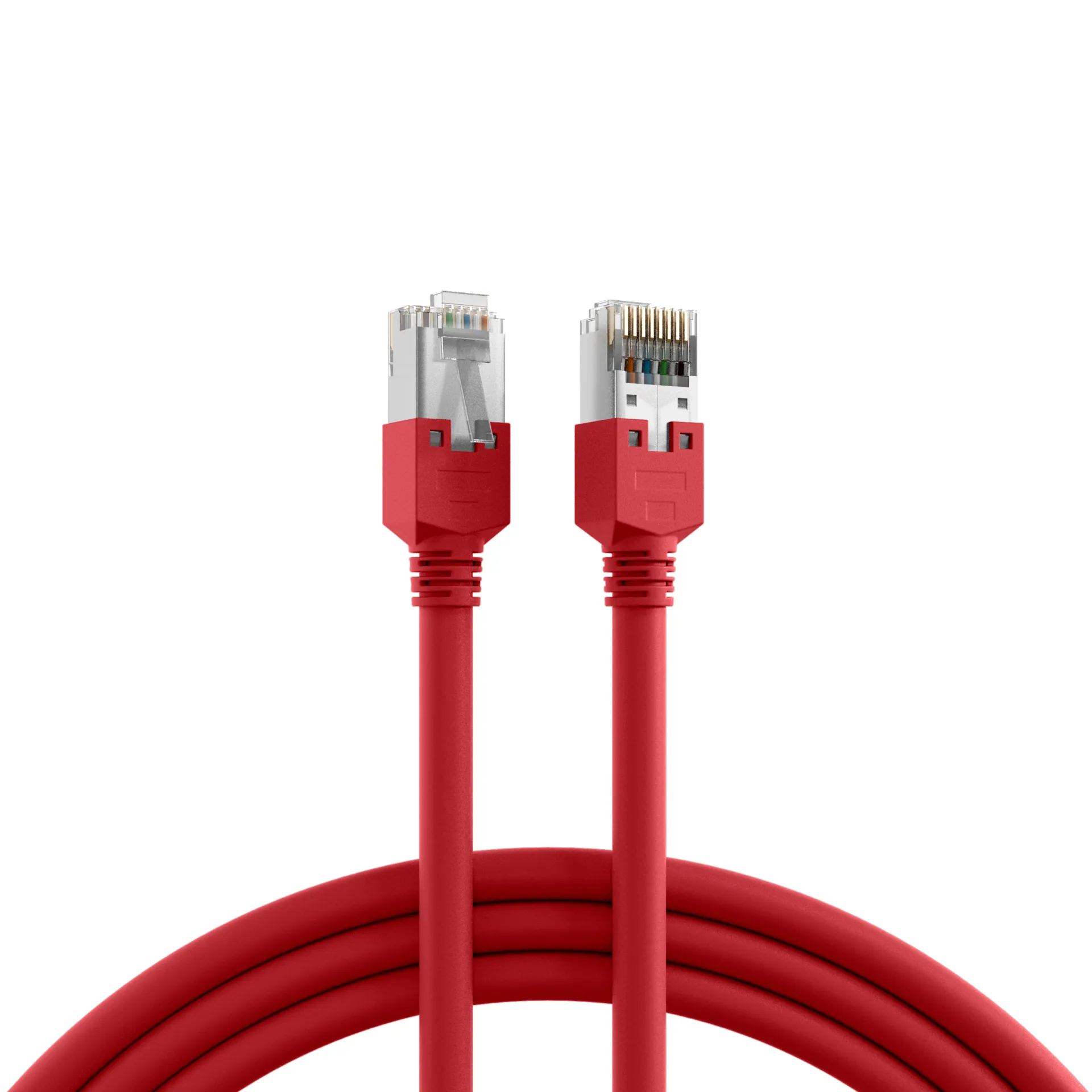 RJ45 Patchkabel Cat.5e S/UTP PVC Dätwyler 5502 TM11 rot 1m