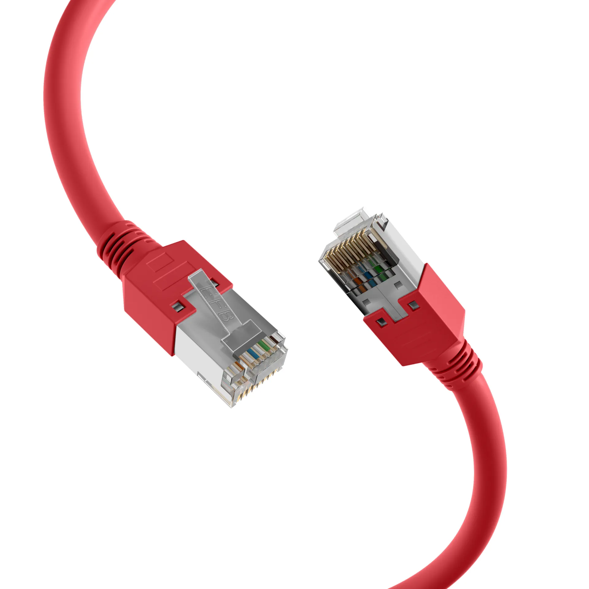 RJ45 Patchkabel Cat.5e S/UTP PVC Dätwyler 5502 TM11 rot 1m – Bild 2