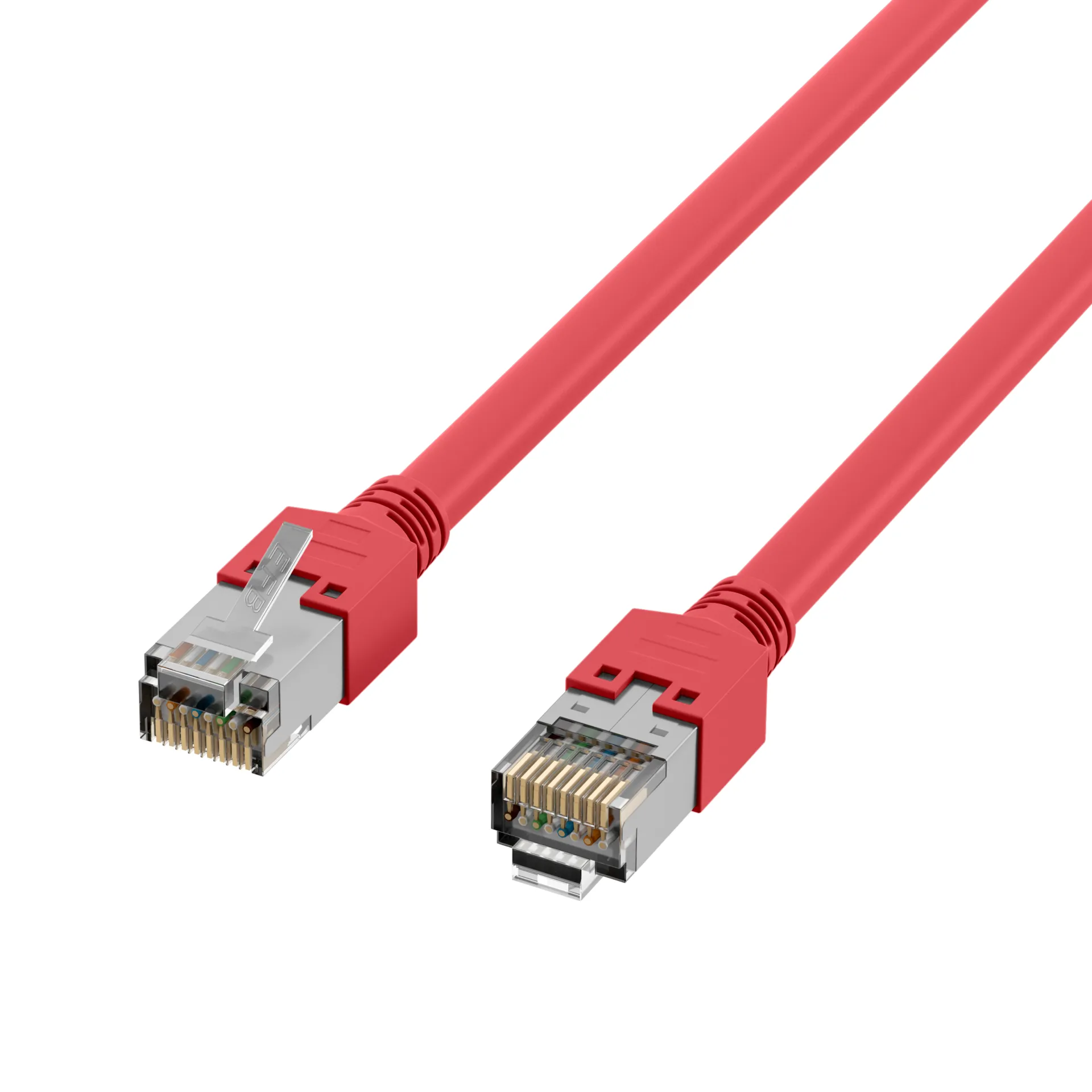 RJ45 Patchkabel Cat.5e S/UTP PVC Dätwyler 5502 TM11 rot 1m – Bild 3