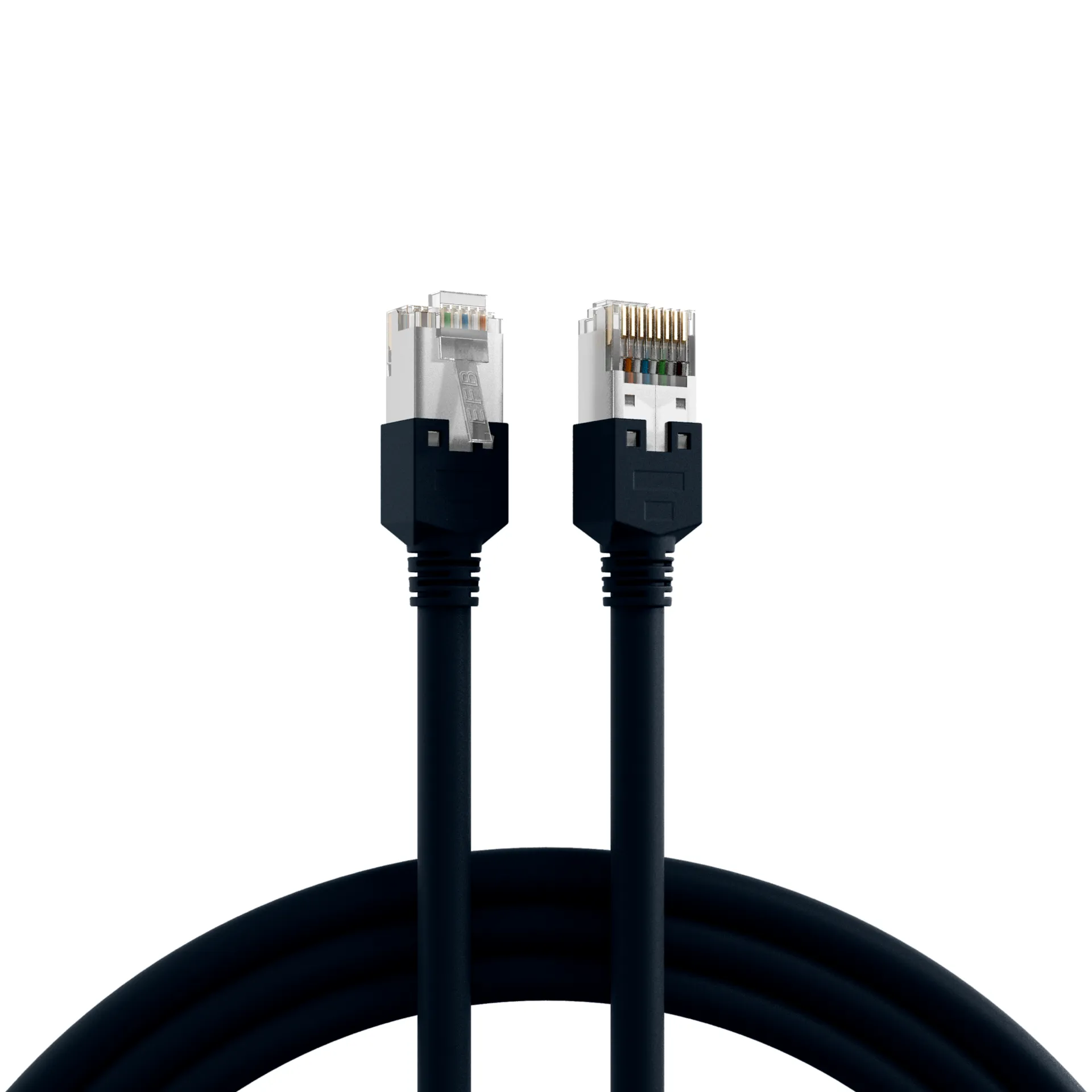 RJ45 Patchkabel Cat.5e S/UTP PVC Dätwyler 5502 TM11 schwarz 1m – Bild 9