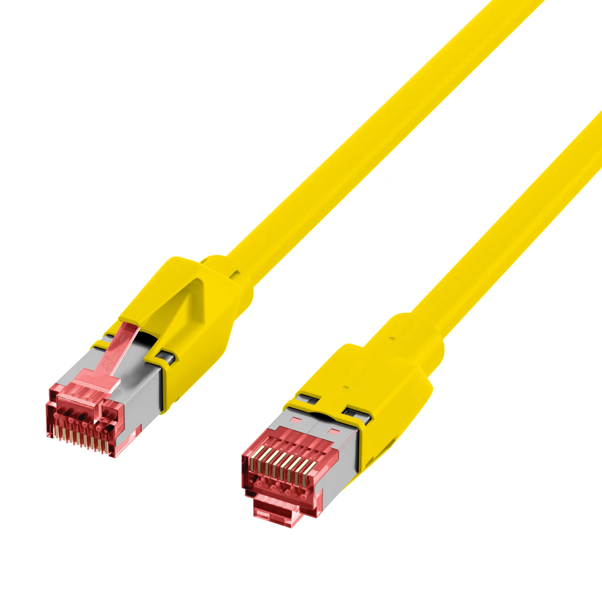 RJ45 Patchkabel Cat.6A S/FTP LSZH Dätwyler 7702 TM21 gelb 3m – Bild 8