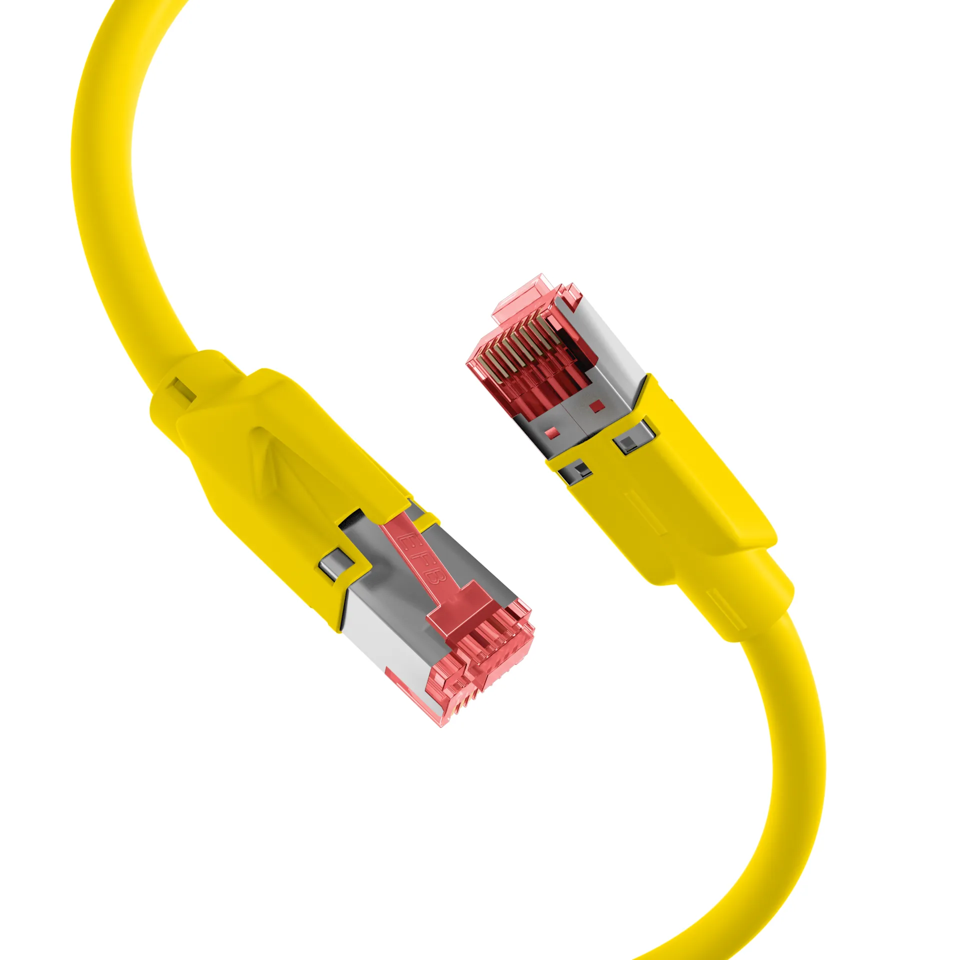 RJ45 Patchkabel Cat.6A S/FTP LSZH Dätwyler 7702 TM21 gelb 3m – Bild 2