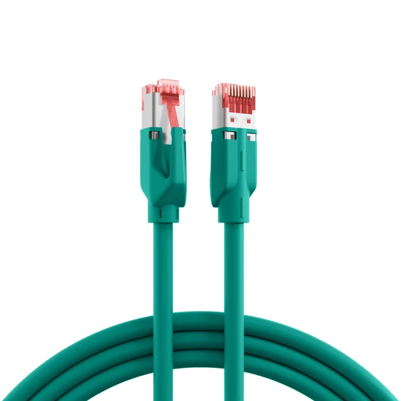 RJ45 Patchkabel Cat.6A S/FTP LSZH Dätwyler 7702 TM21 grün 0,25m