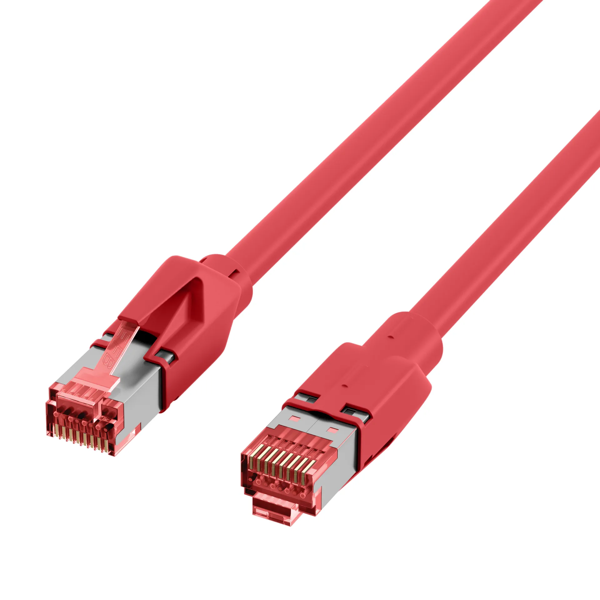 RJ45 Patchkabel Cat.6A S/FTP LSZH Dätwyler 7702 TM21 rot 20m – Bild 3