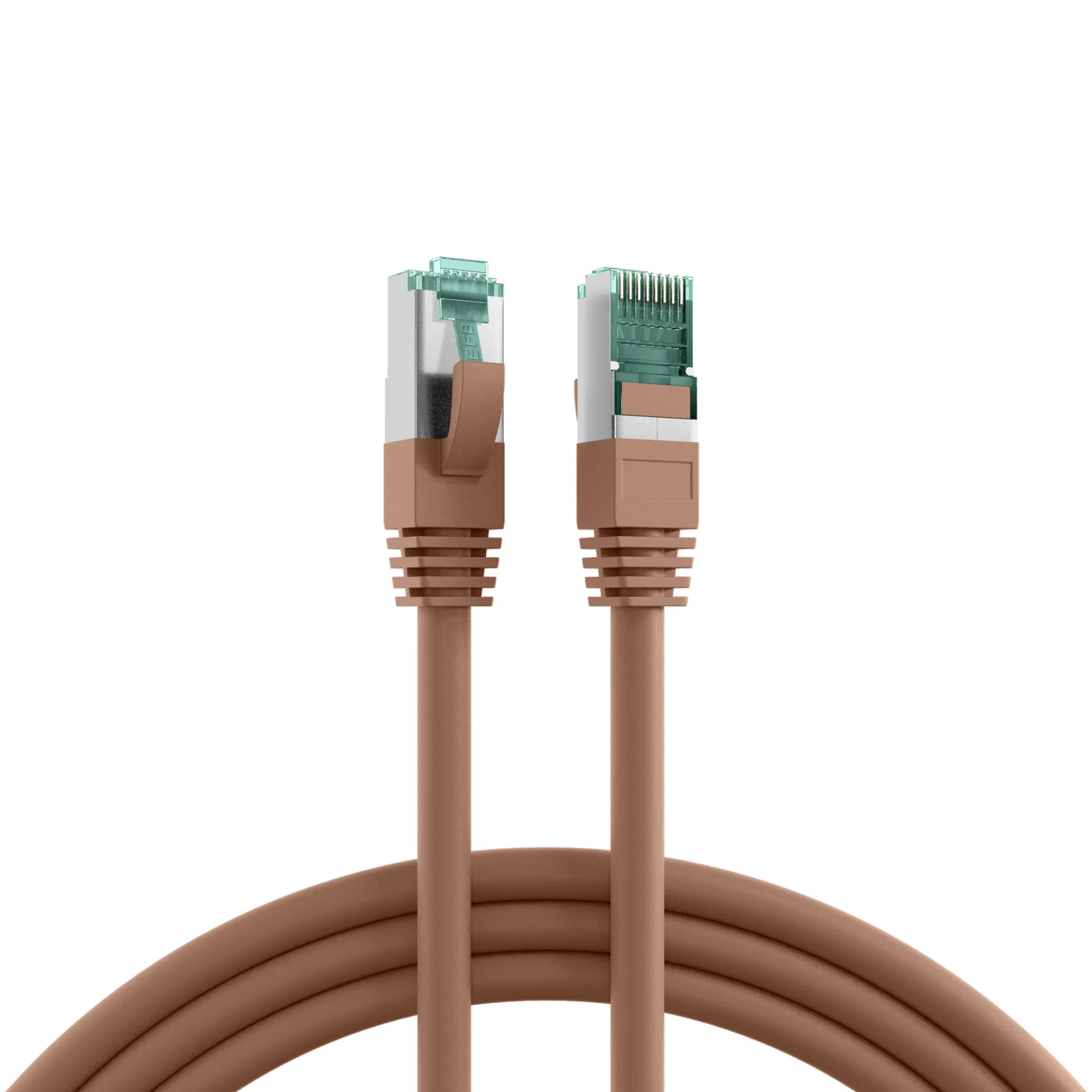 RJ45 Patchkabel Cat.6A S/FTP LSZH schwarz 0,15m – Bild 11