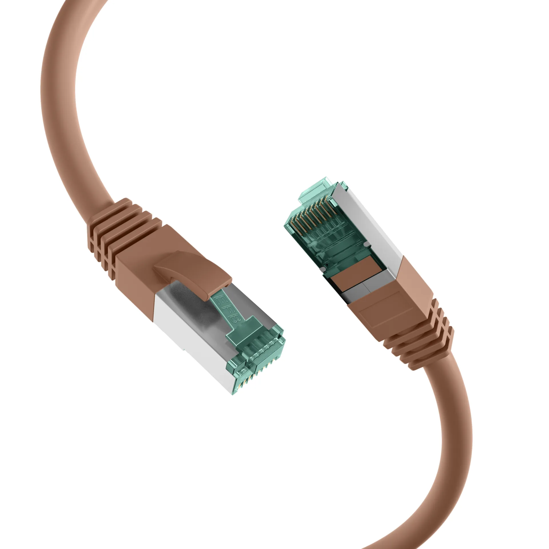 RJ45 Patchkabel Cat.6A S/FTP LSZH schwarz 0,15m – Bild 12